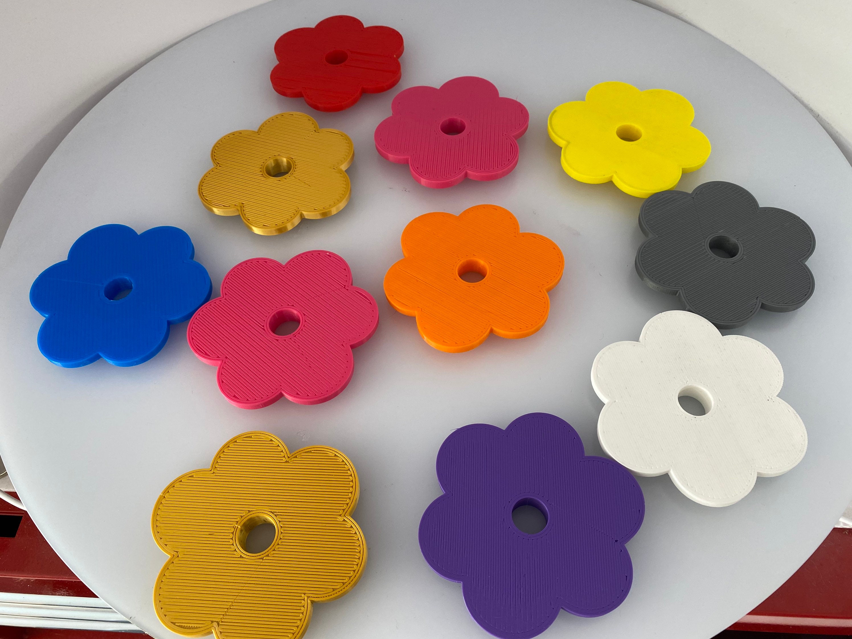 BRICK BLOCK Flowers - Life Size - 3D Printed - Flower Only