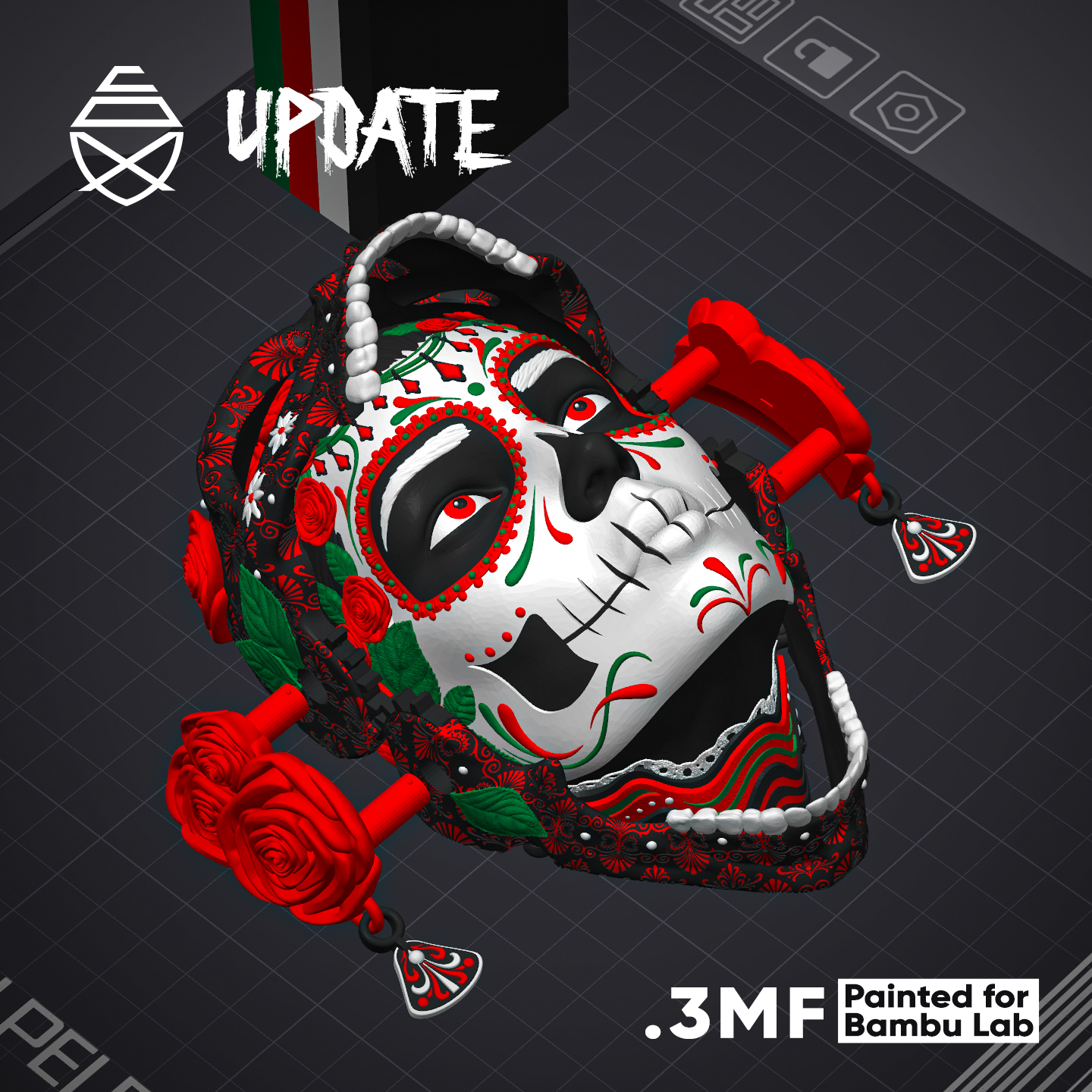 CATRINA - 3D Printed Wall Decor