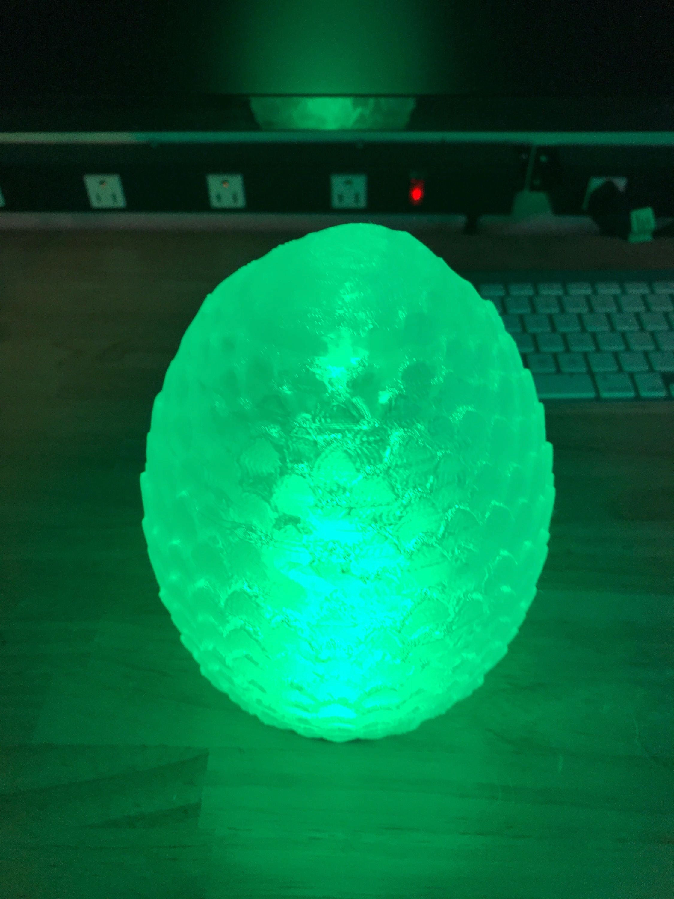 Dragon Egg Lamp - Cordless Rechargeable Remote Controlled - Image 4