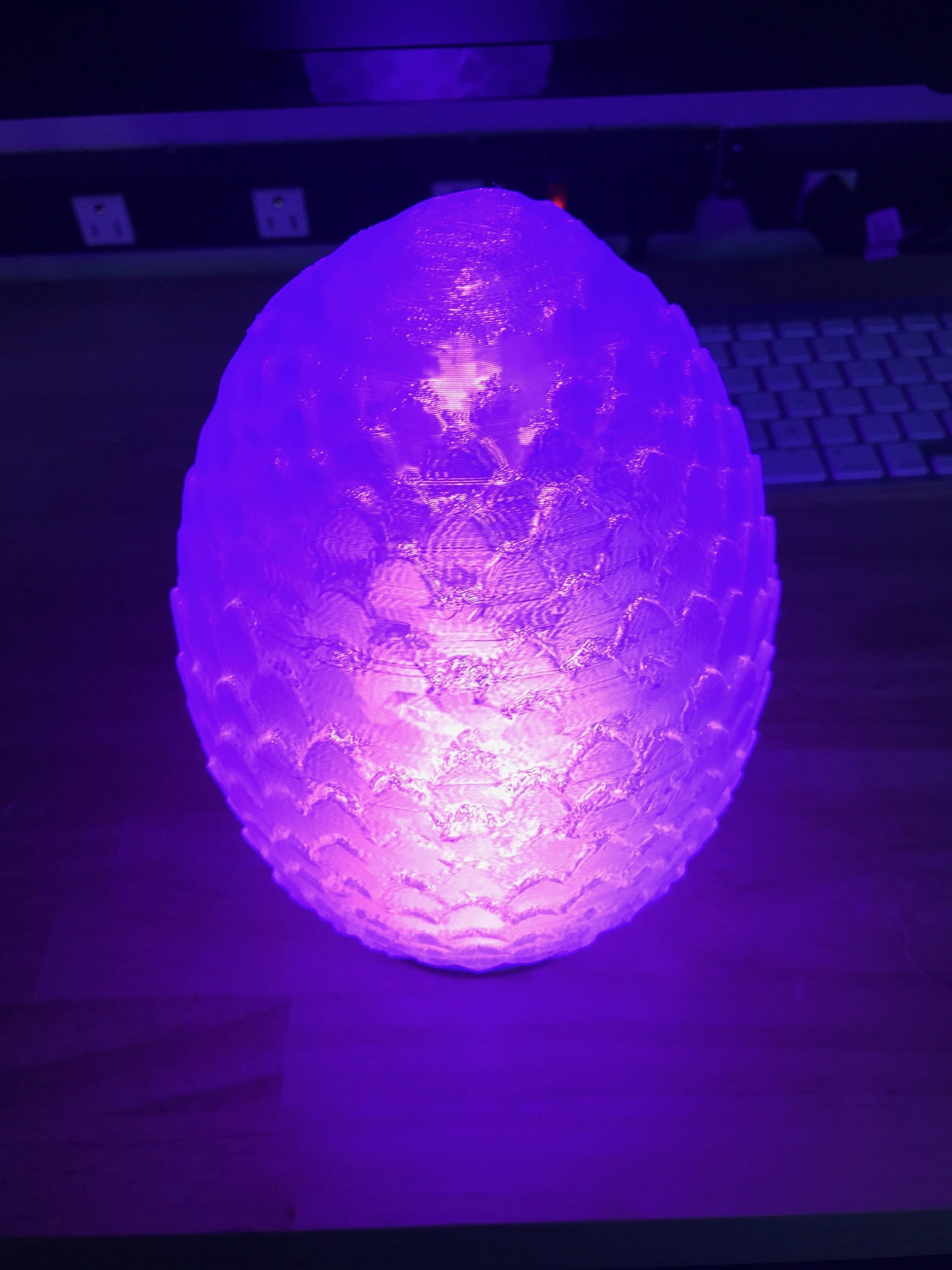 Dragon Egg Lamp - Cordless Rechargeable Remote Controlled - Image 6
