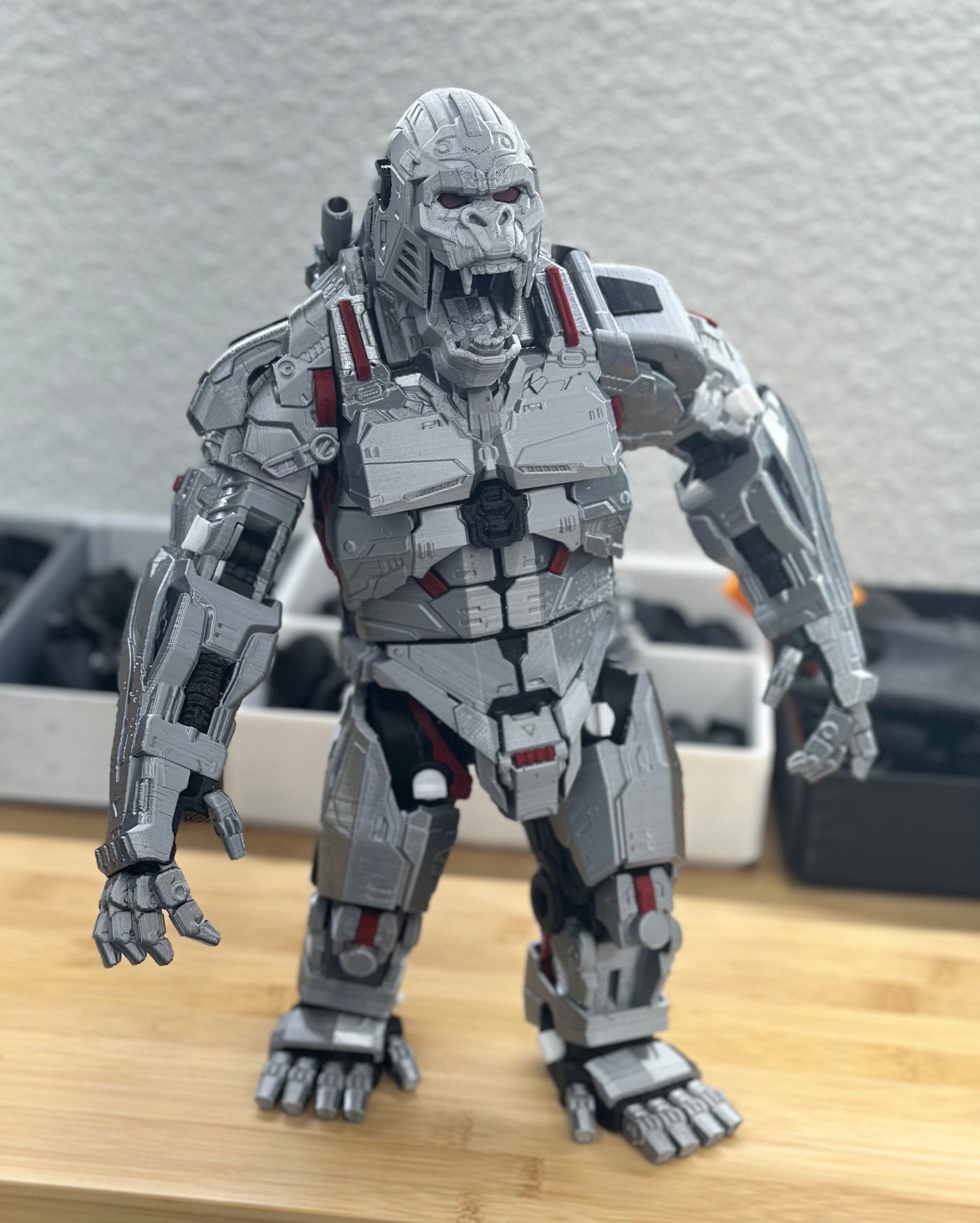 Mechanical King Kong - Full Articulated and Poseable - Giant Robot Ape Kit