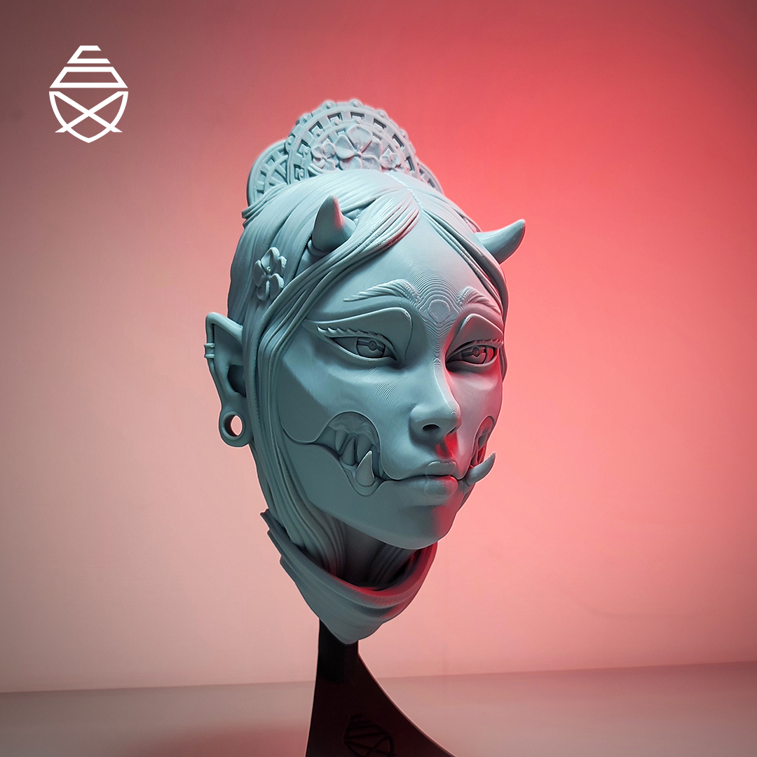 KUCHISAKE WALL MASK - 3D Printed Wall Decor