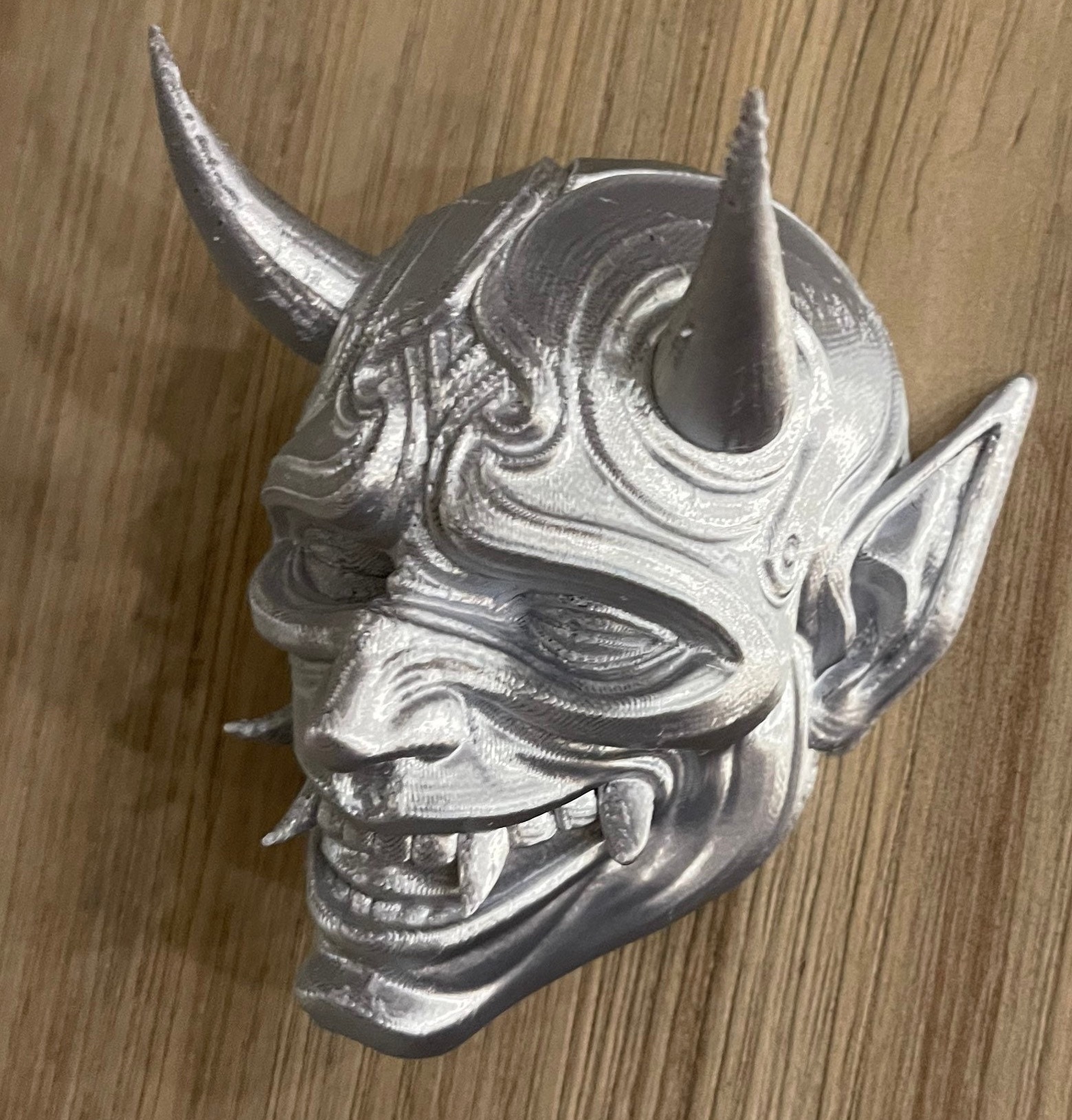 Oni Devil - 3D Printed Desk or Wall Sculpture