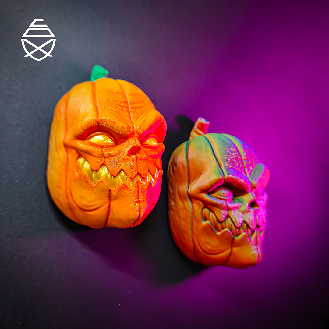 PUMPKIN WALL - 3D Printed Wall Decor