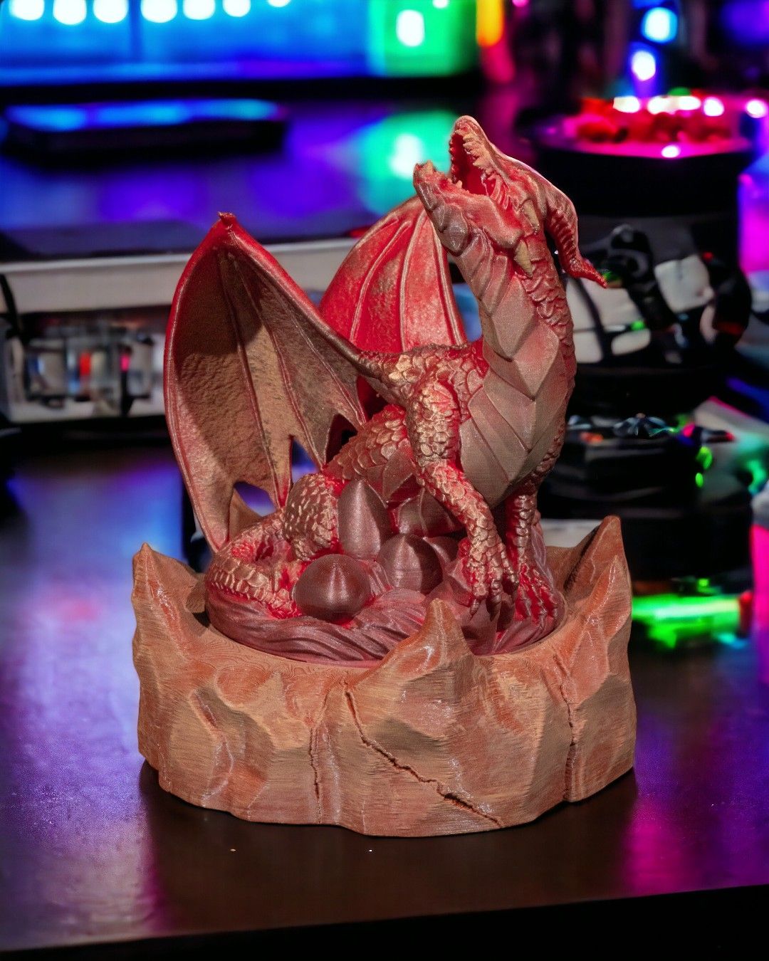 Ancient Misty Dragon - 3D Printed Dragon Collectible - Image 4