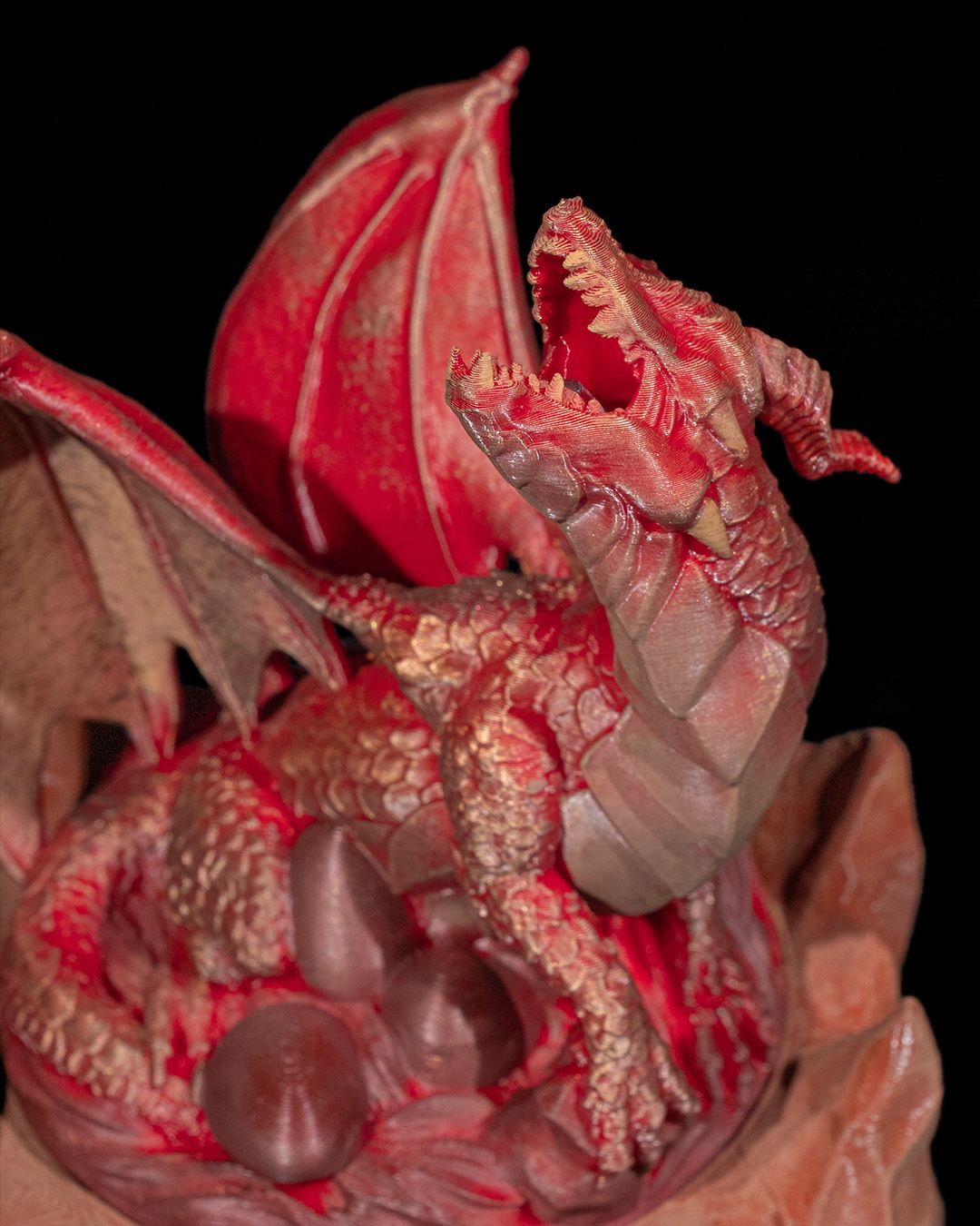 Ancient Misty Dragon - 3D Printed Dragon Collectible - Image 5