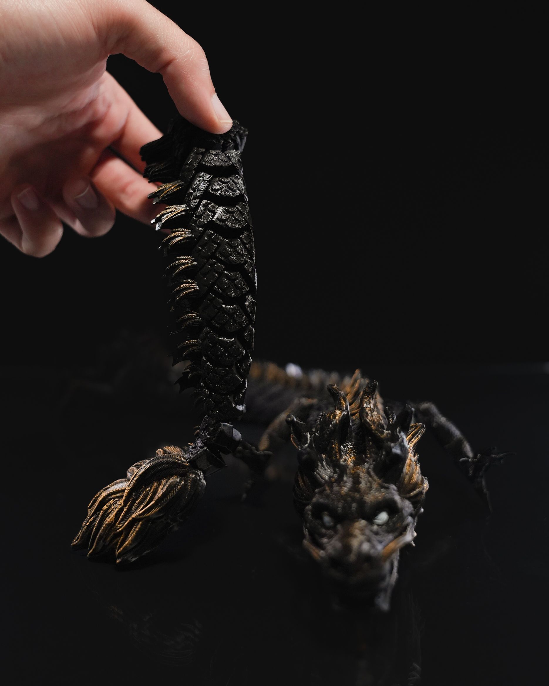 Articulated Looong - 3D Printed Dragon Collectible - Image 2
