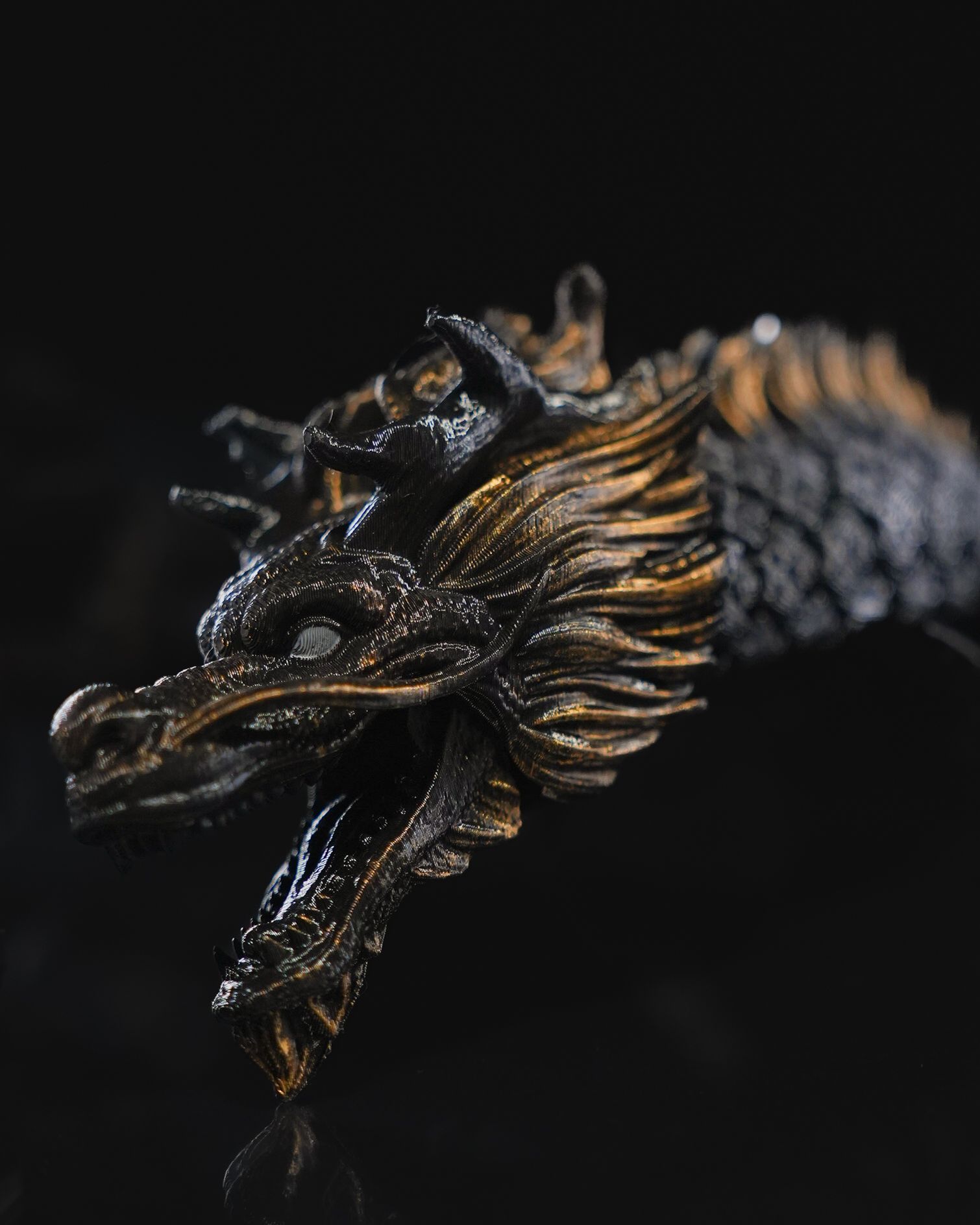 Articulated Looong - 3D Printed Dragon Collectible