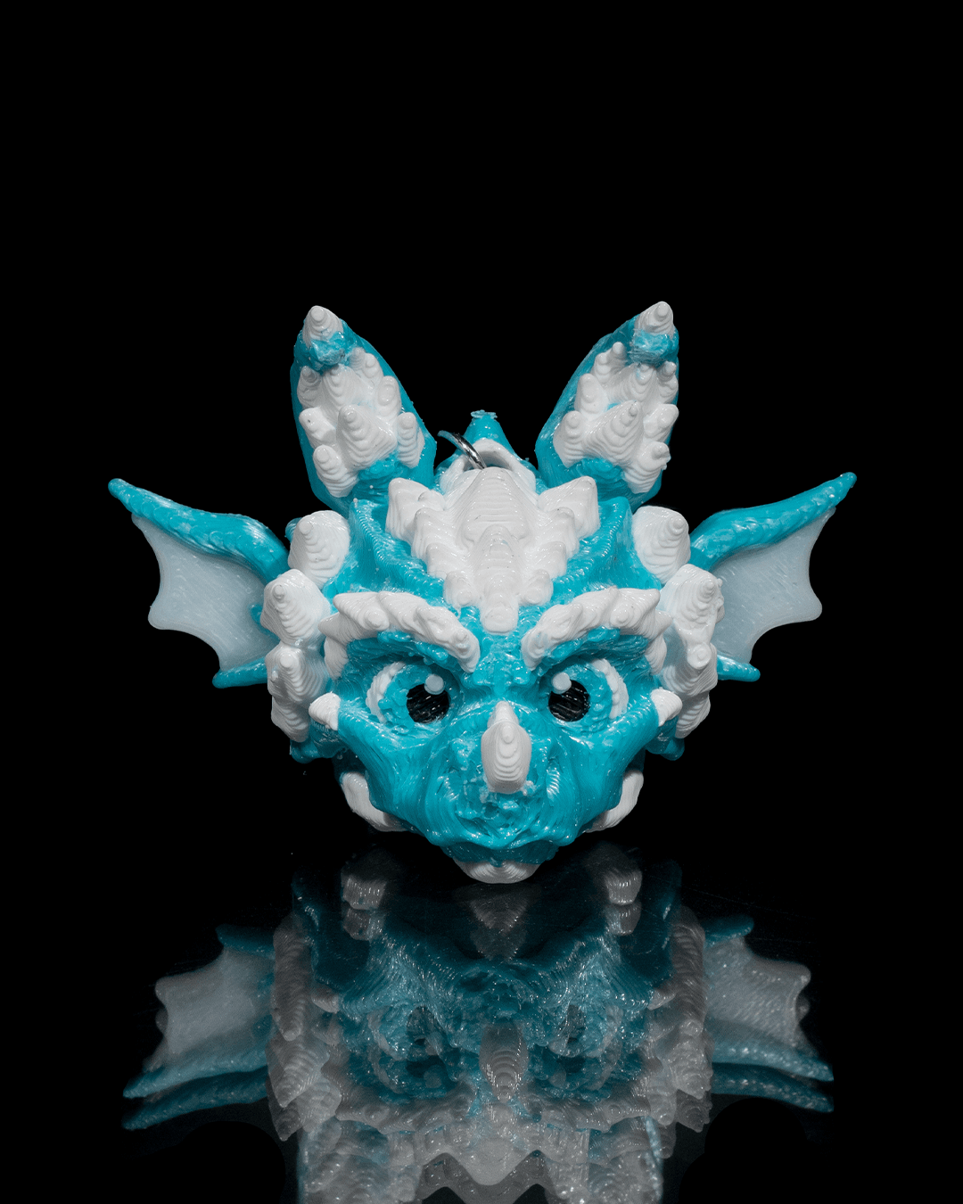 Blizzard Keychain - 3D Printed Dragon Collectible