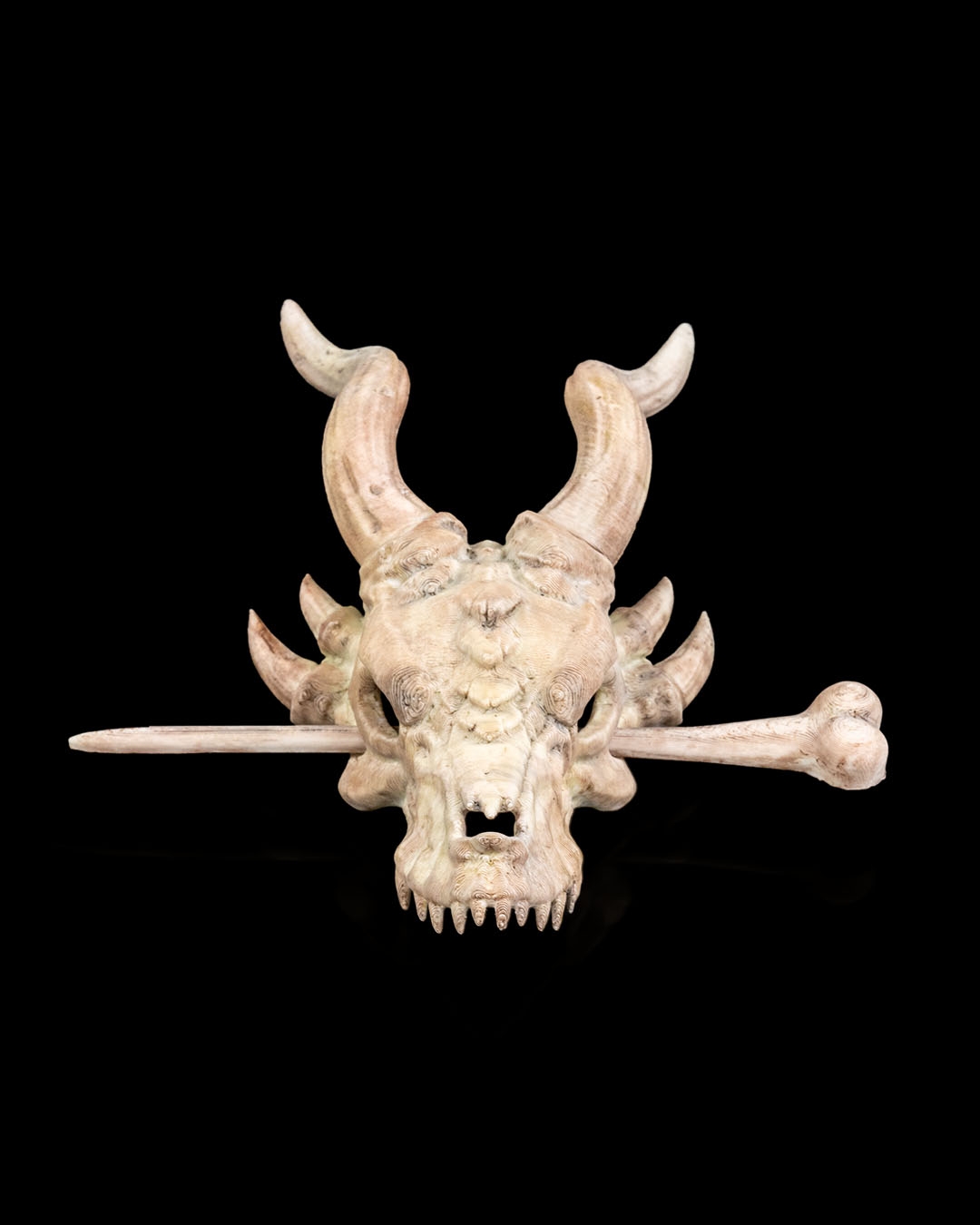 Bone Trophy Hair Pin - 3D Printed Dragon Collectible
