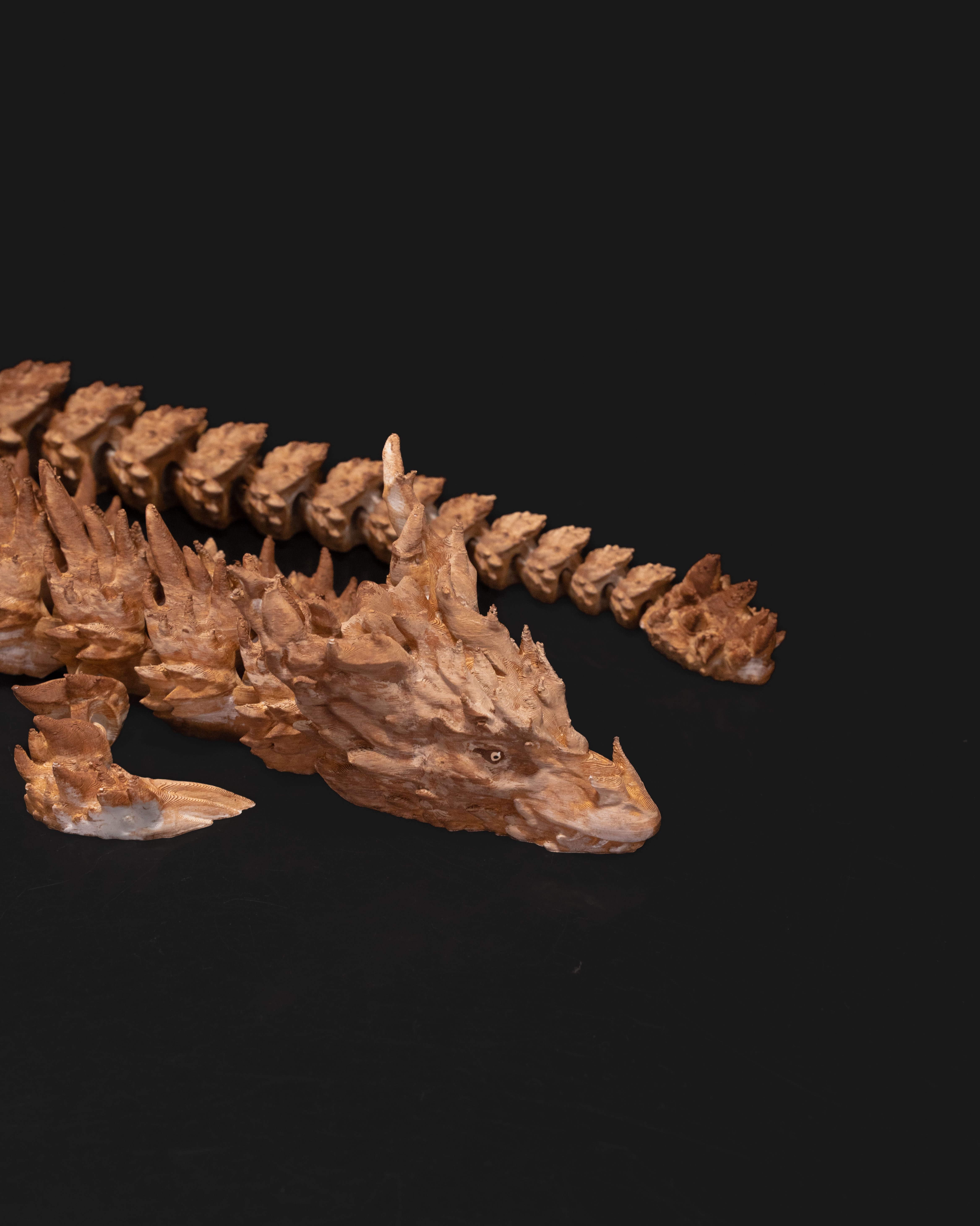 Desert Mama Dragon - 3D Printed Dragon Collectible - Image 4