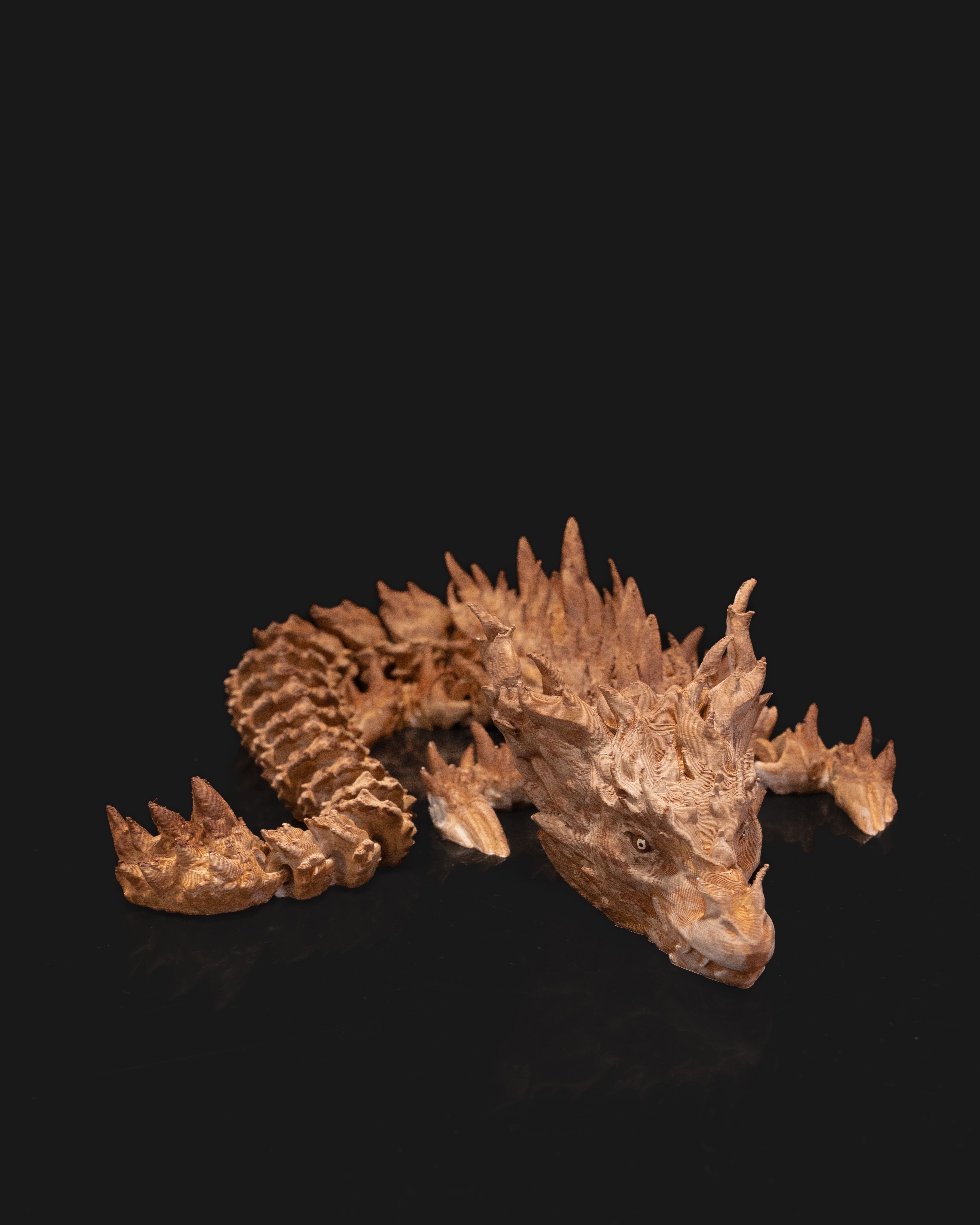 Desert Mama Dragon - 3D Printed Dragon Collectible