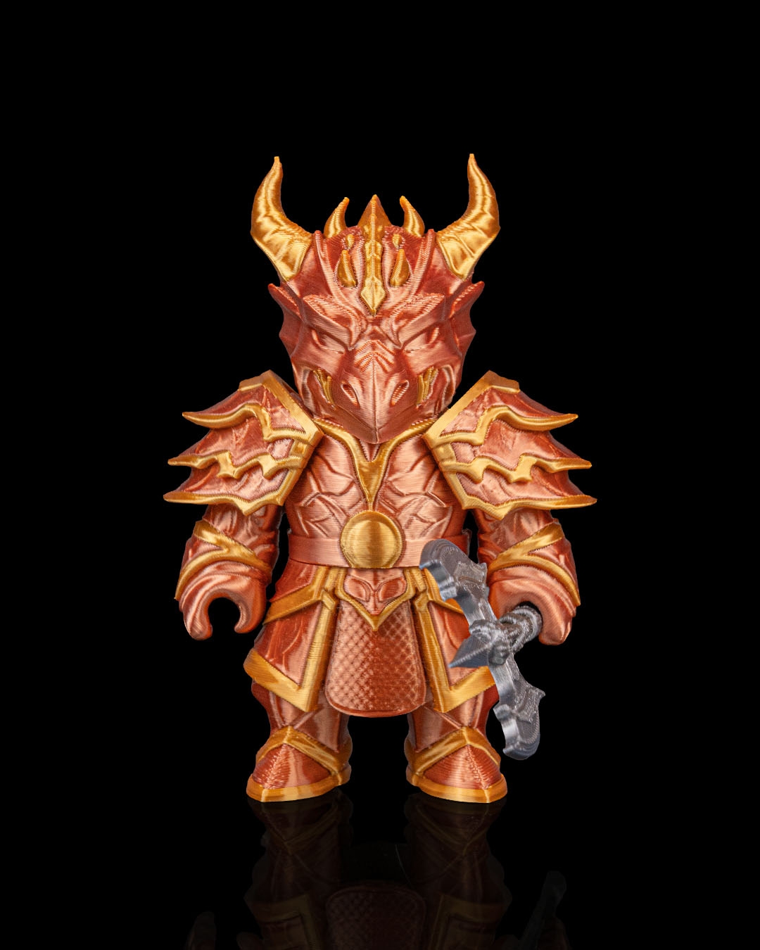 Draconic Knight - 3D Printed Dragon Collectible