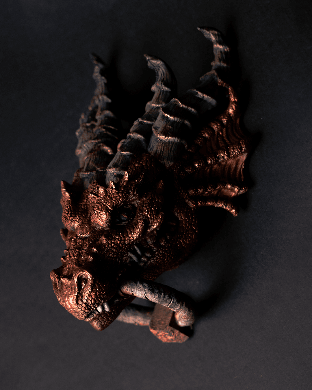 Dragon Door Knocker - 3D Printed Dragon Collectible - Image 3