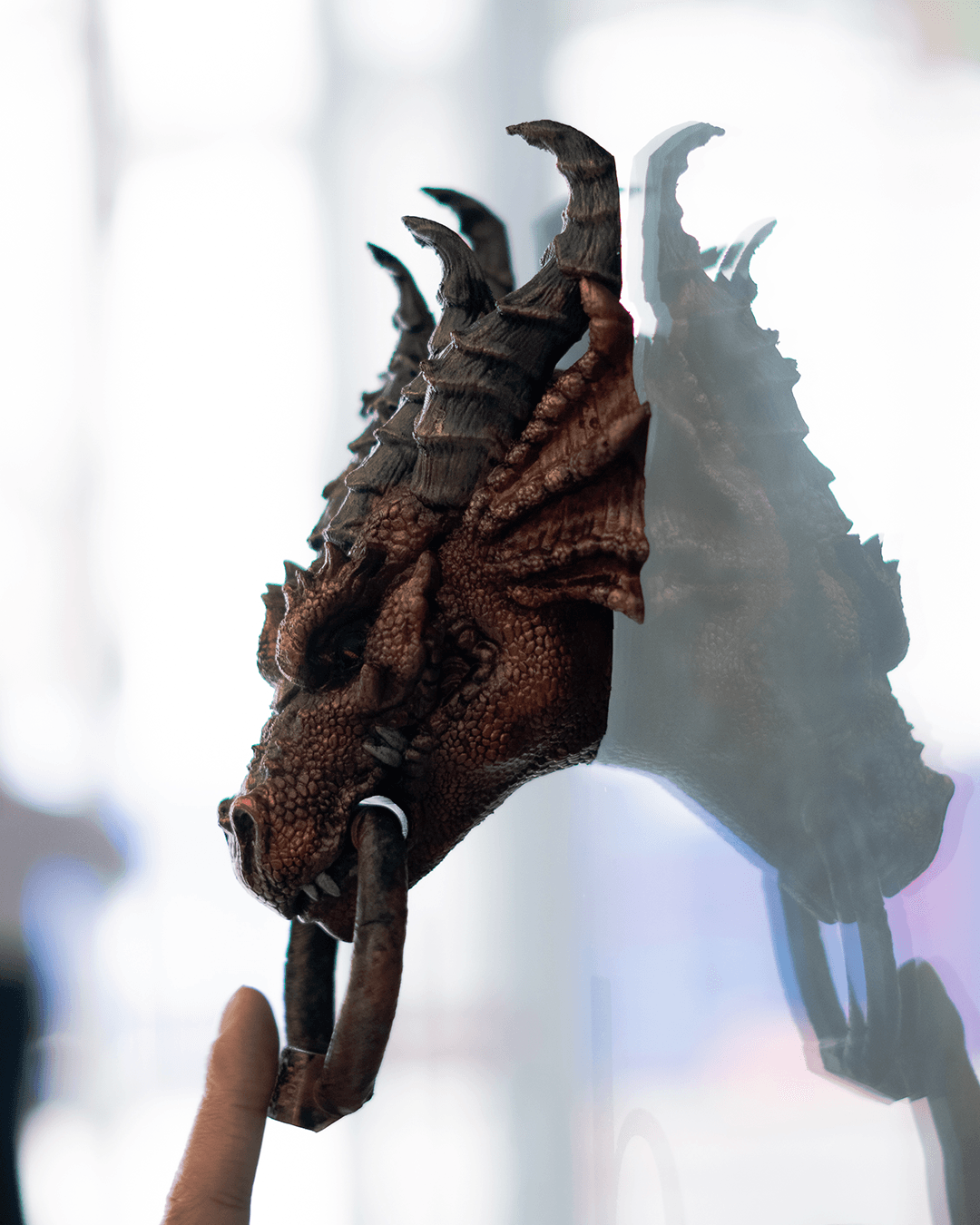 Dragon Door Knocker - 3D Printed Dragon Collectible