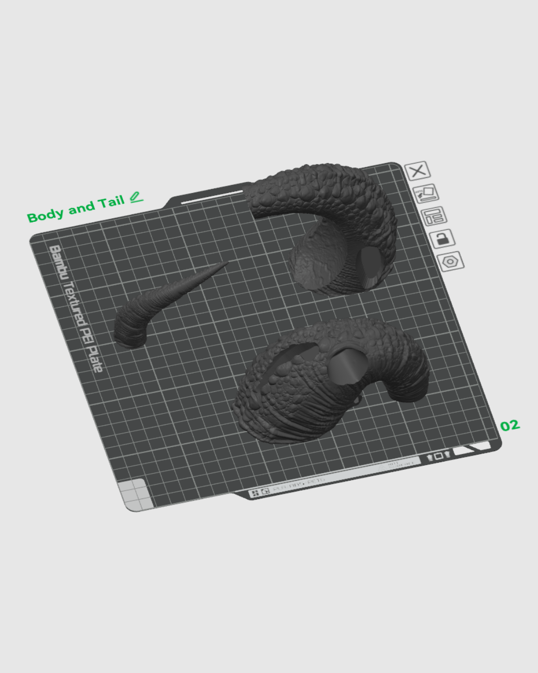 Dragon Eclipse Table Lamp - 3D Printed Dragon Collectible - Image 4