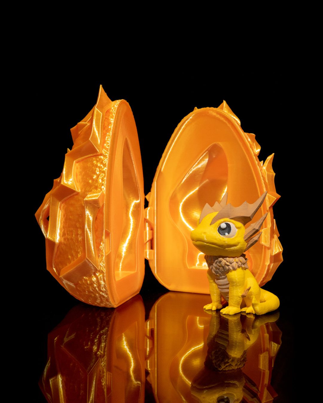 Dragon Egg Lightning - 3D Printed Dragon Collectible - Image 3