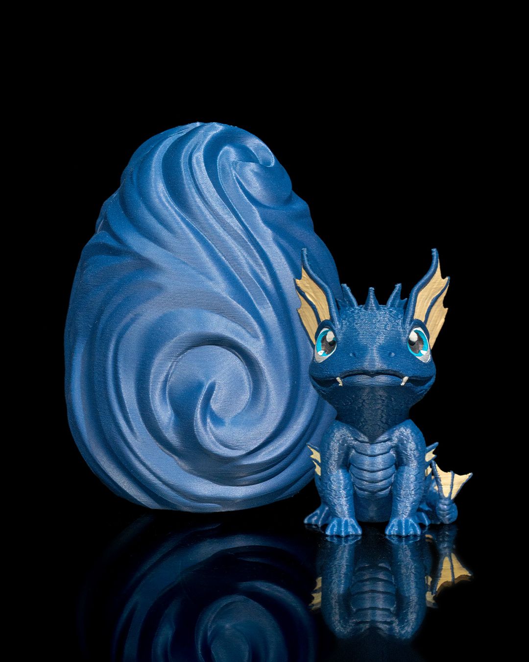 Dragon Egg Water - 3D Printed Dragon Collectible - Image 2