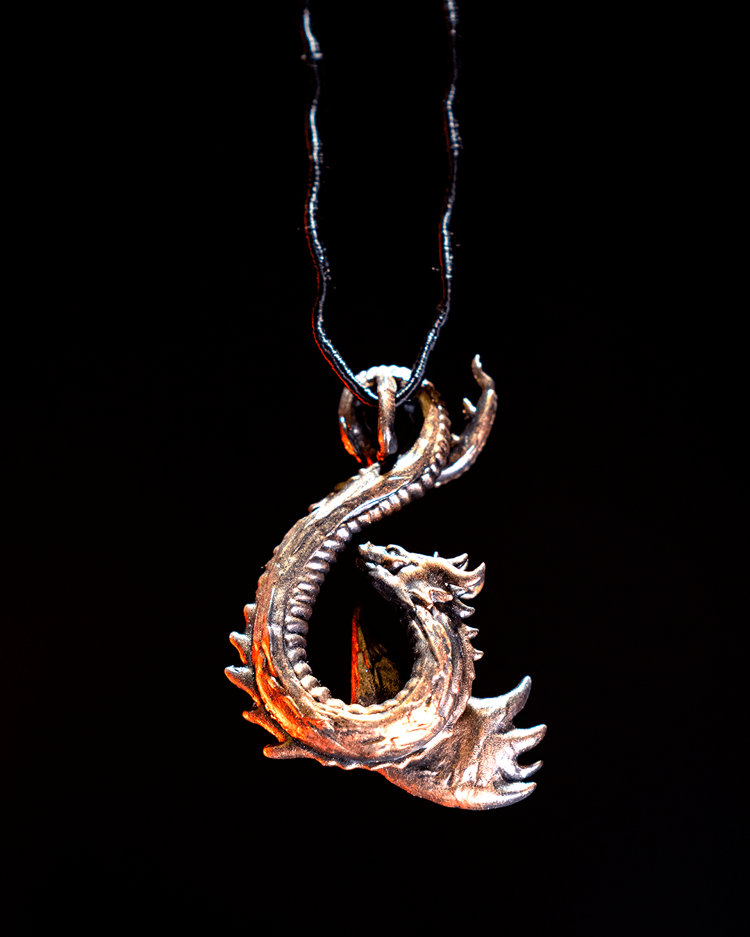 Dragon Pendant - 3D Printed Dragon Collectible - Image 2