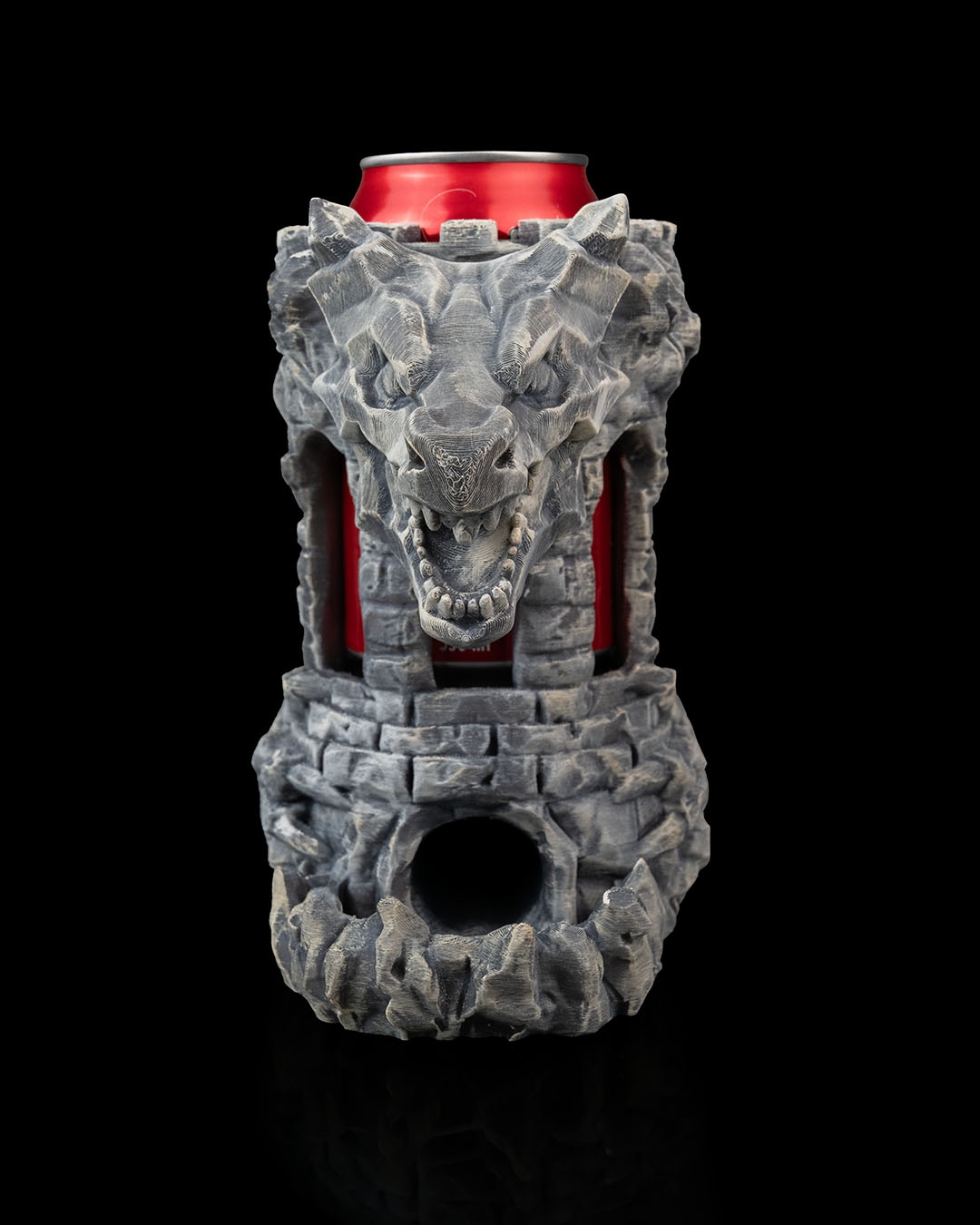 Dragon's Fortress Can Holder and Dice Tower - 3D Printed Dragon Collectible - Image 2