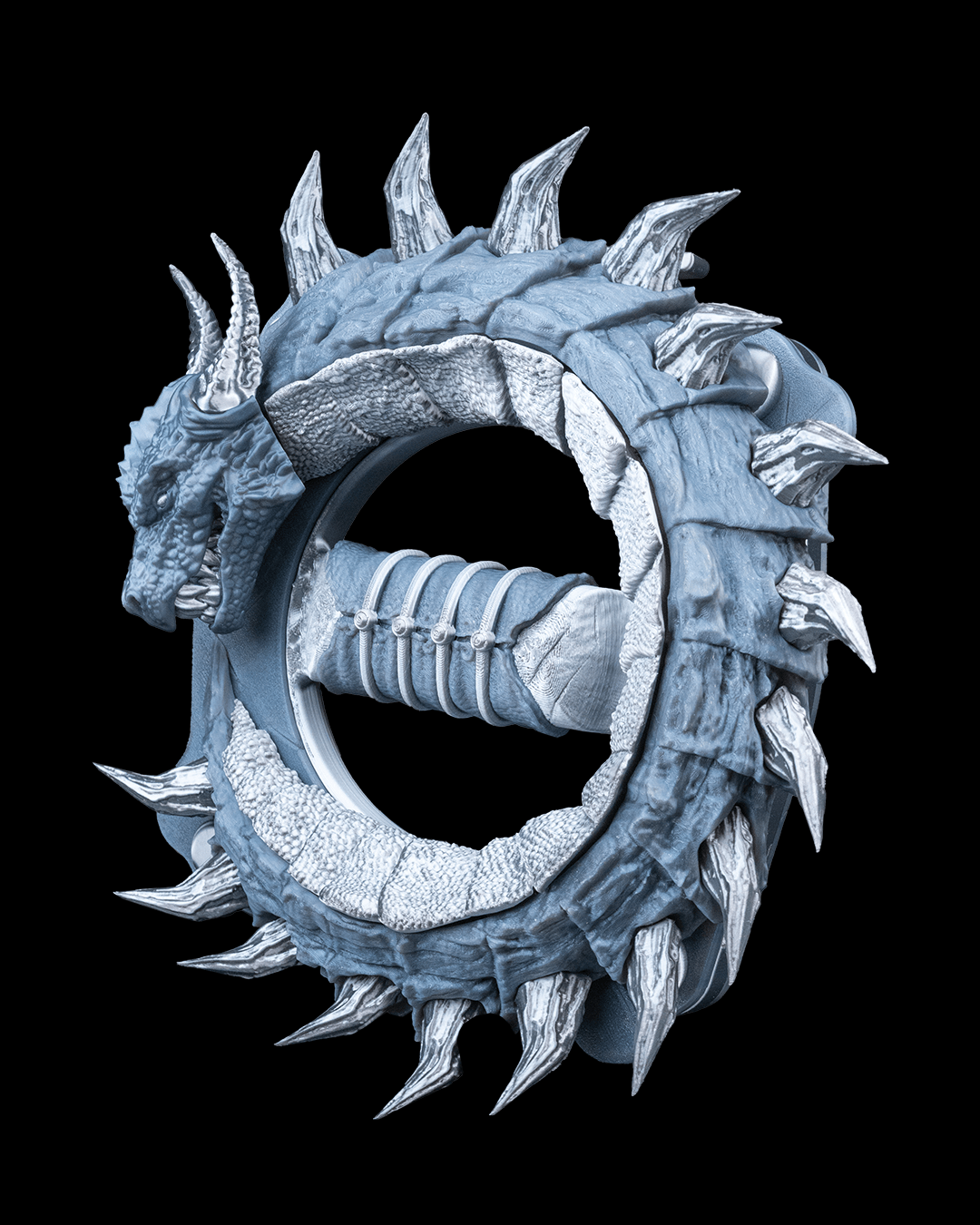 Dragon's Fury Chakram - 3D Printed Dragon Collectible - Image 5