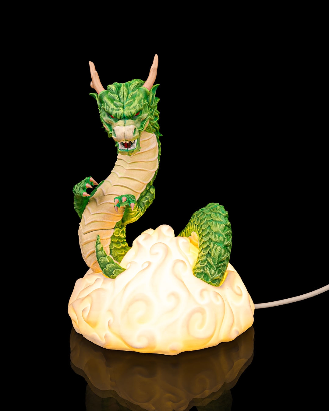 Dragon Tempest Table Lamp - 3D Printed Dragon Collectible - Image 2