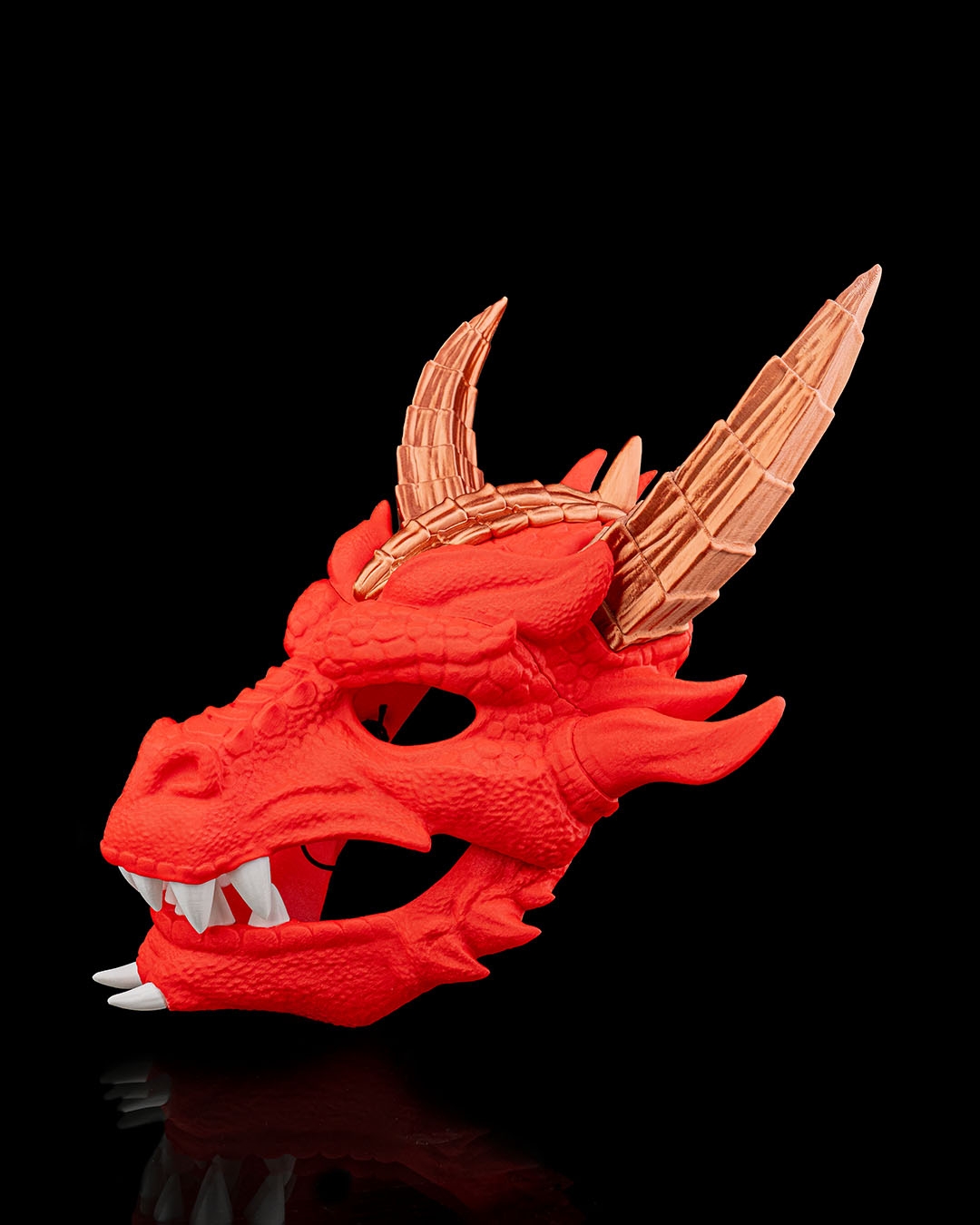 Dragonborn Mask - 3D Printed Dragon Collectible - Image 3