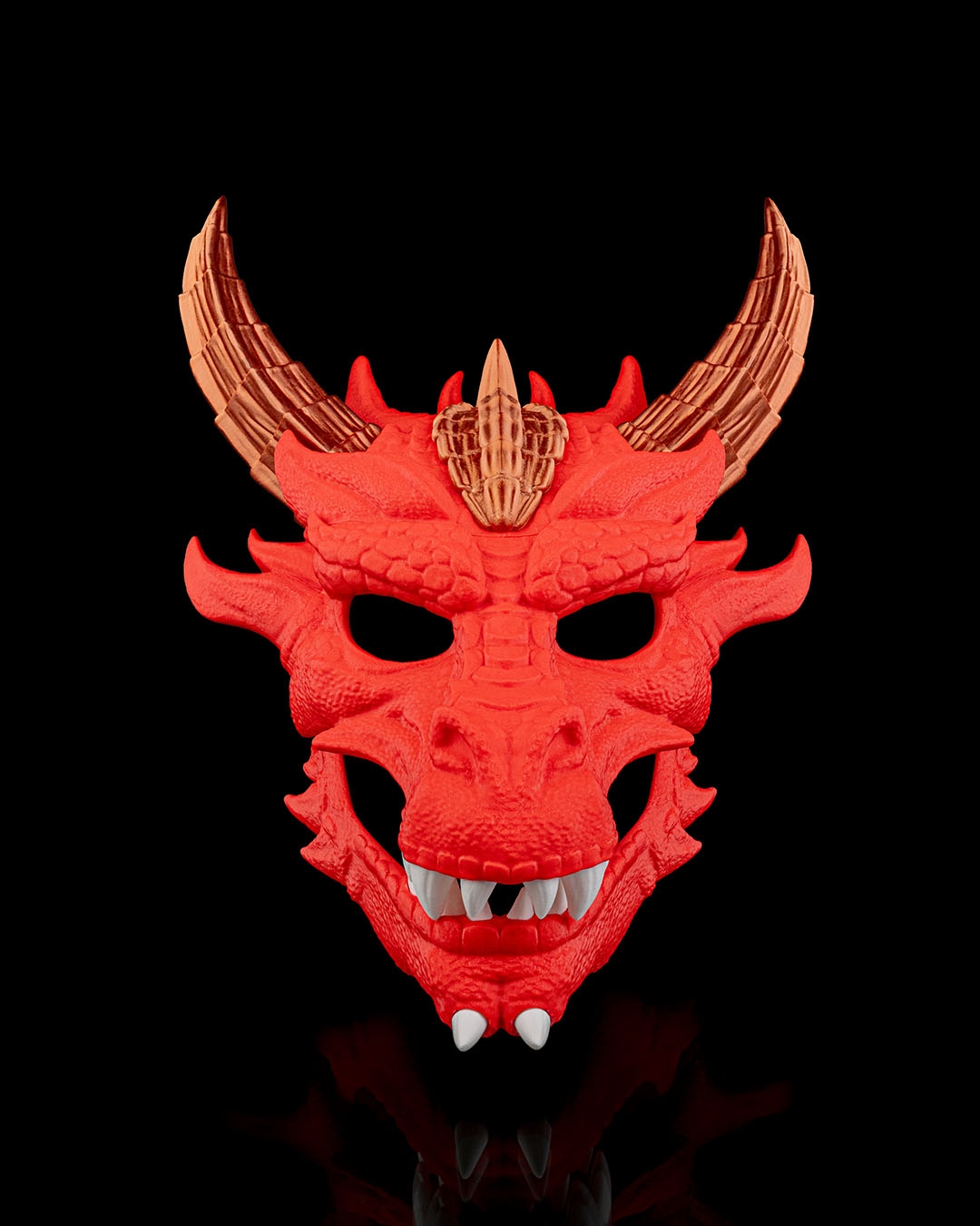 Dragonborn Mask - 3D Printed Dragon Collectible