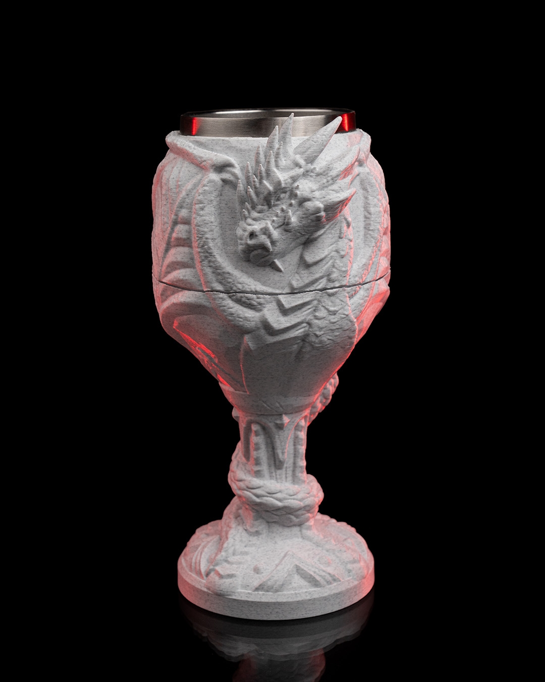 Dragonscale Vessel Thirst Quencher - 3D Printed Dragon Collectible