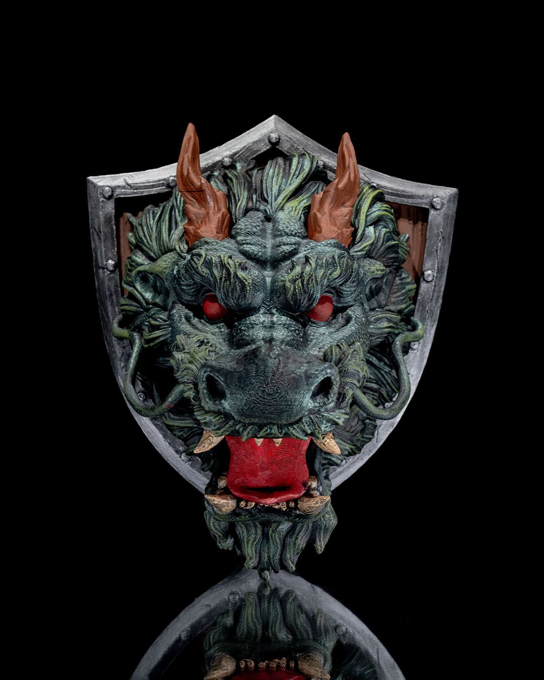 Eastern Dragon Trophy - 3D Printed Dragon Collectible - Image 3