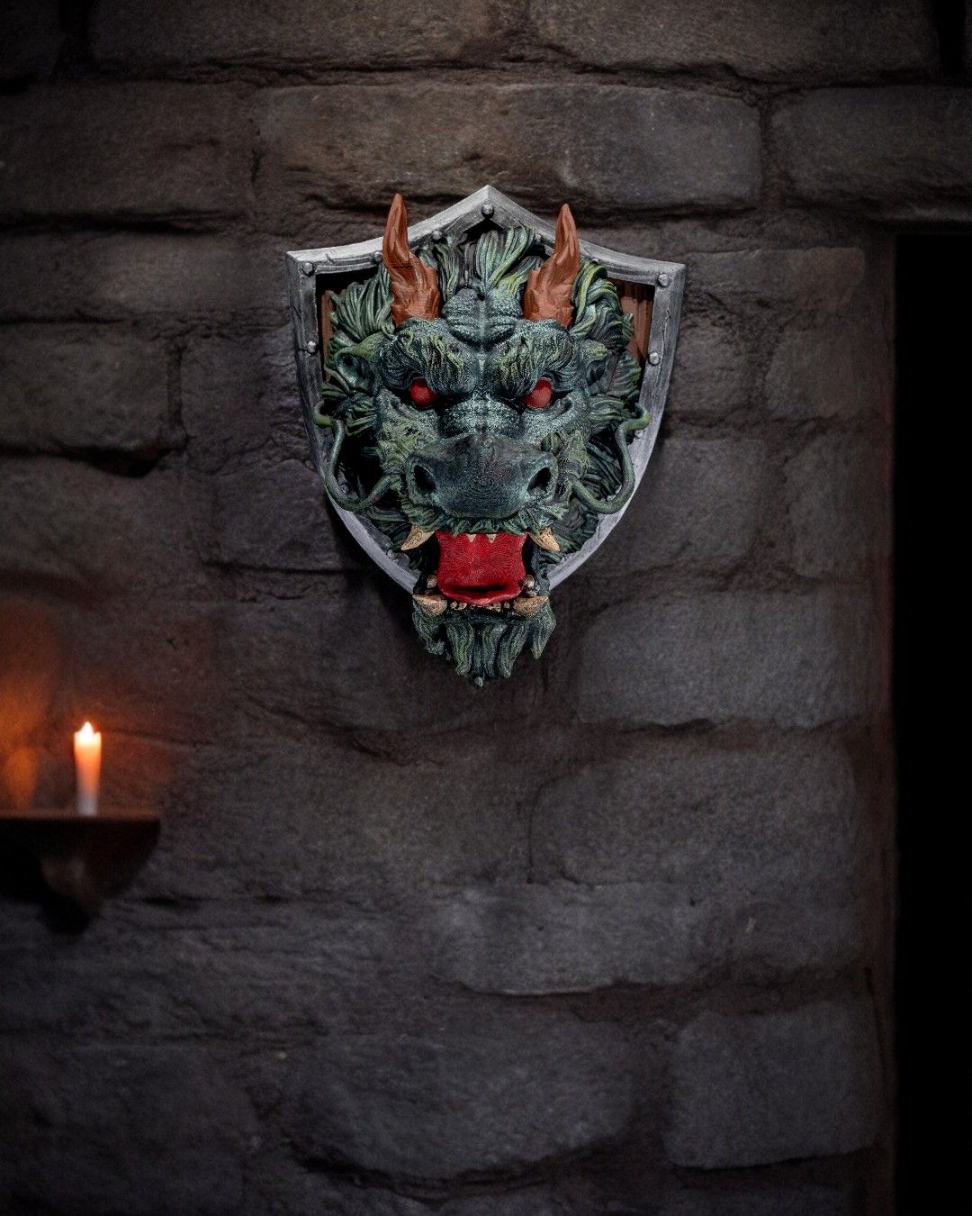 Eastern Dragon Trophy - 3D Printed Dragon Collectible