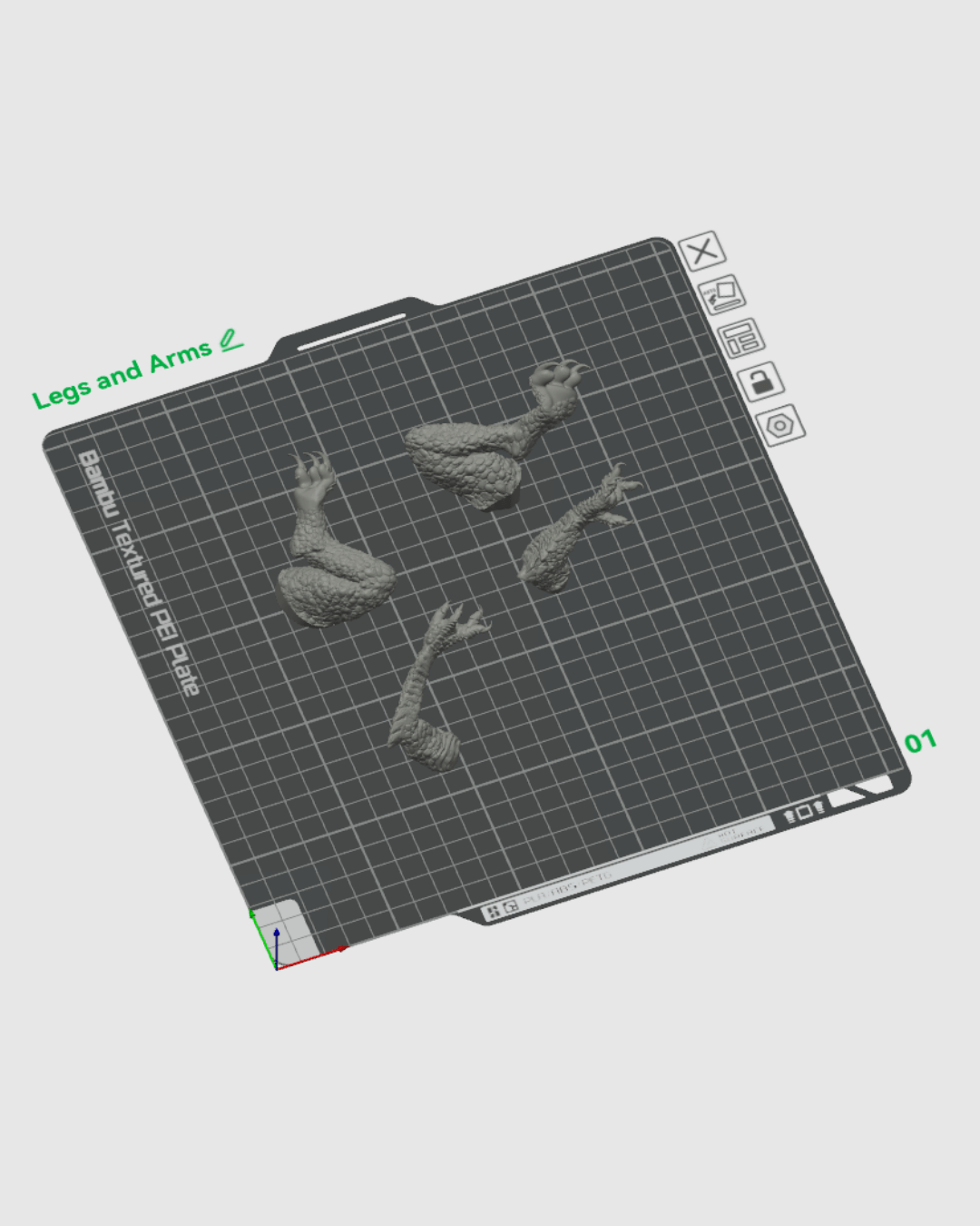 Embers of the Fallen Table Lamp - 3D Printed Dragon Collectible - Image 2