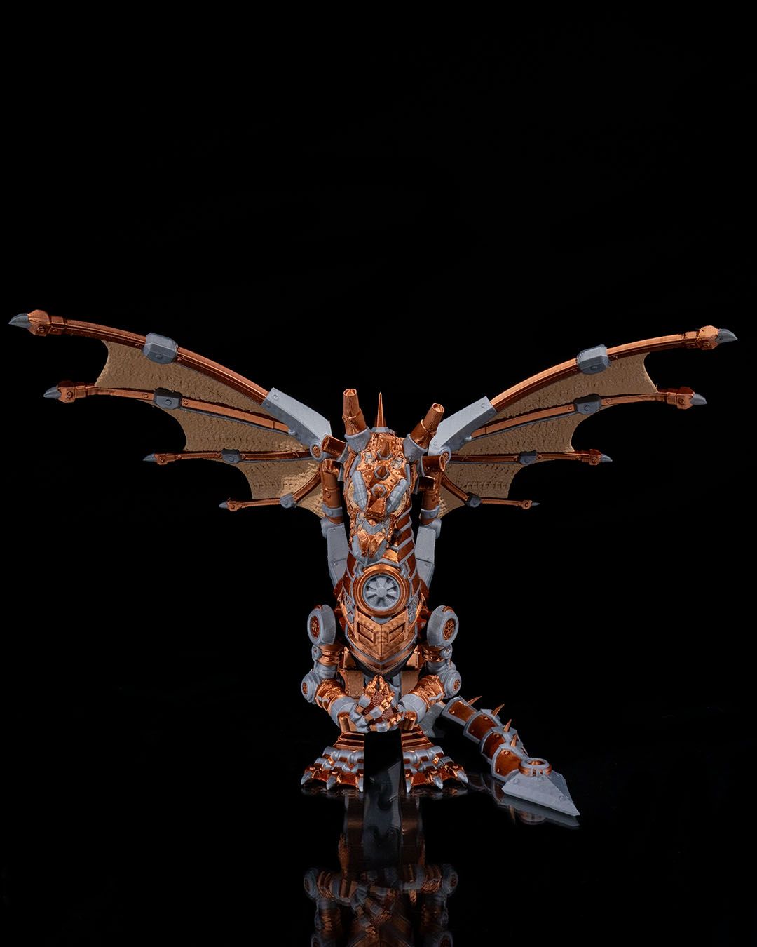 Epic Steampunk Dragon - 3D Printed Dragon Collectible