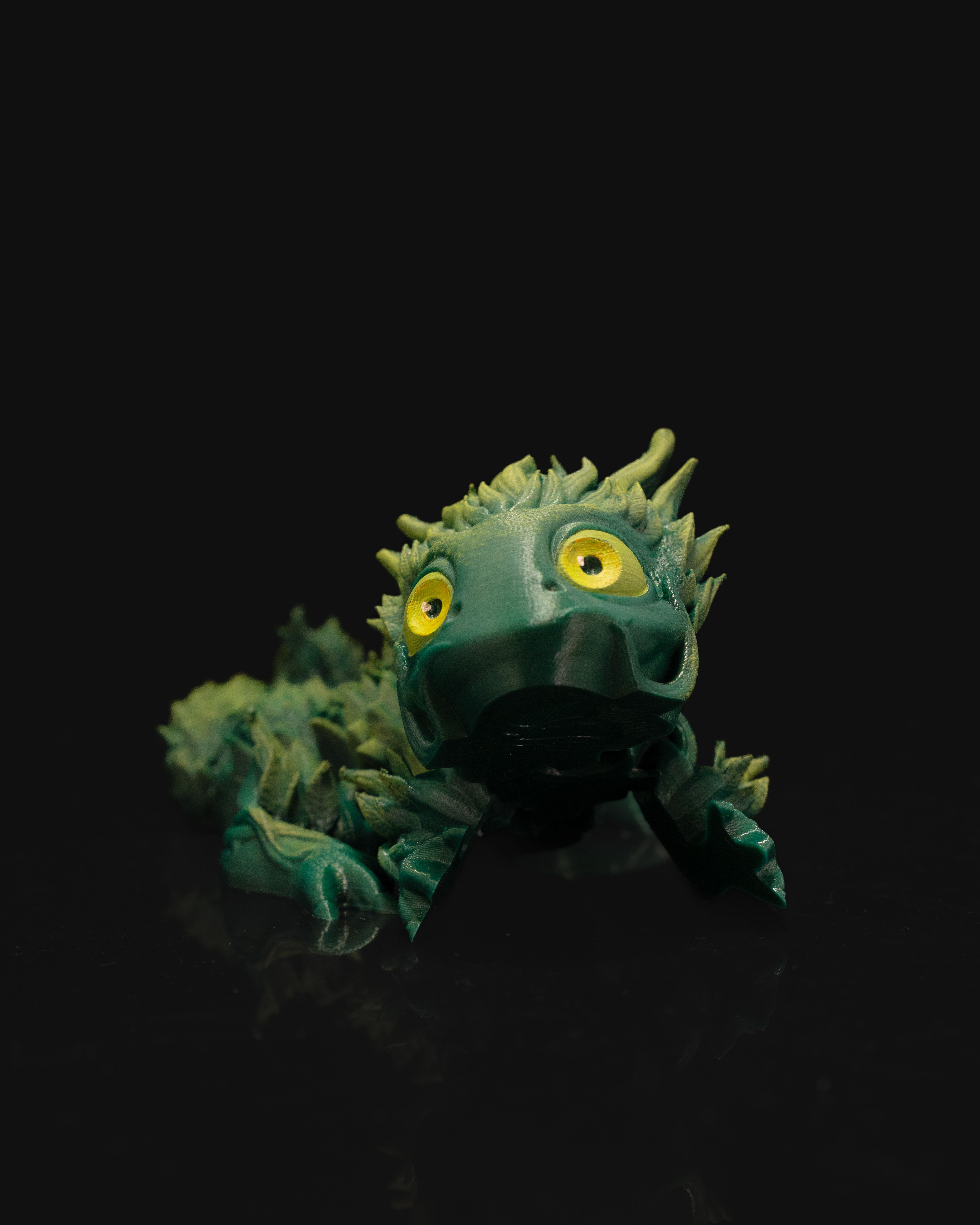 Forest Baby Dragon - 3D Printed Dragon Collectible - Image 5