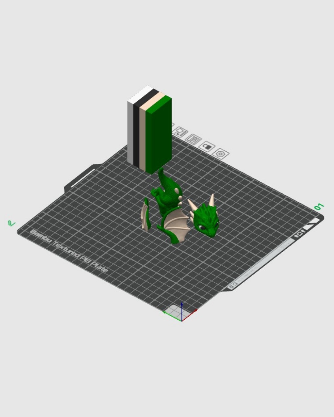 Garden Scout Planter - 3D Printed Dragon Collectible - Image 3