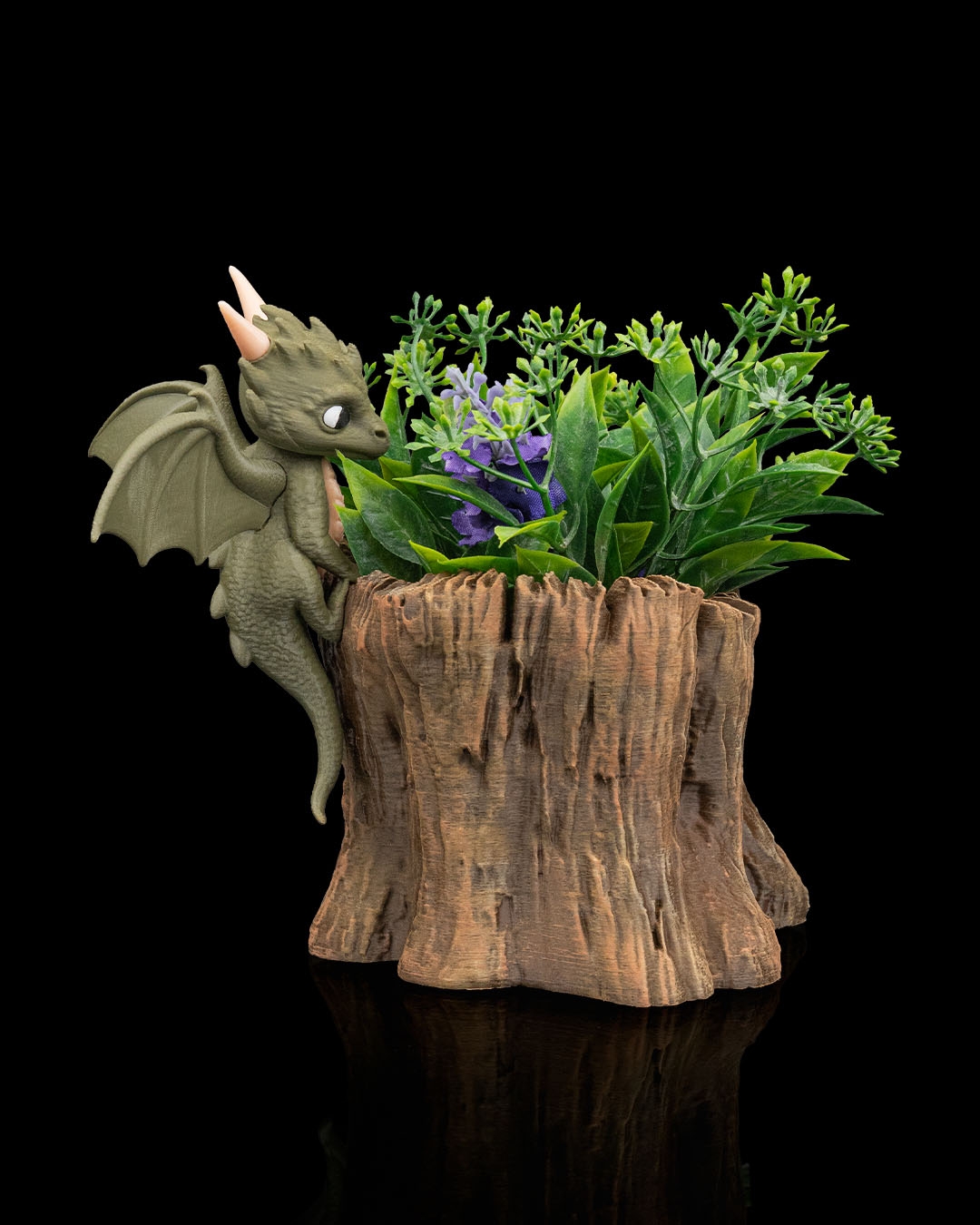 Garden Scout Planter - 3D Printed Dragon Collectible