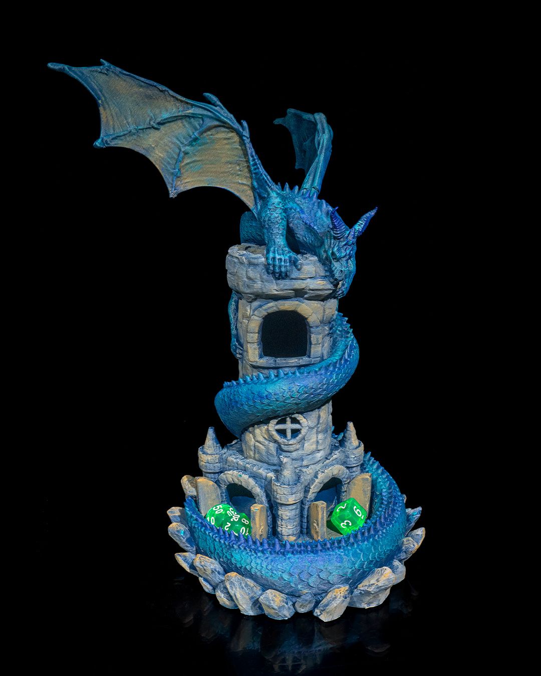 Guardian of the Dice Tower - 3D Printed Dragon Collectible