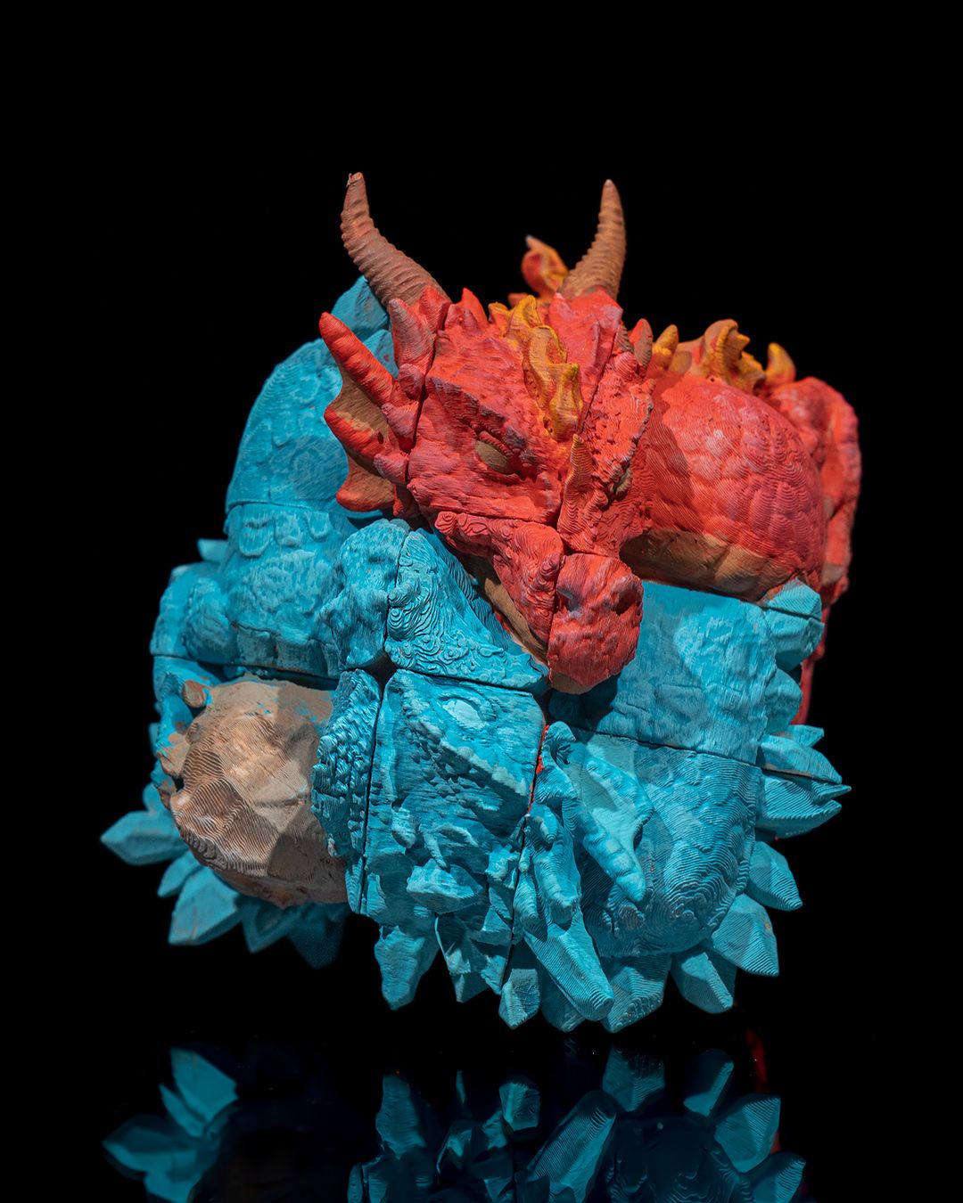 Intertwined - 3D Printed Dragon Collectible - Image 2