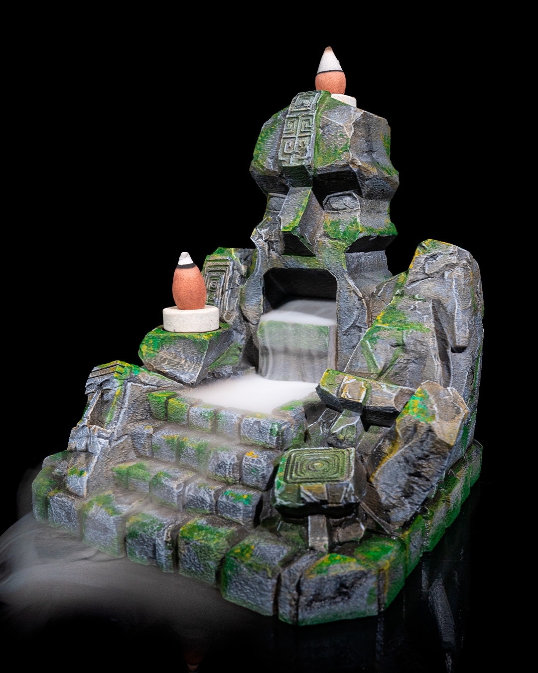 Lonely Temple Backflow Burner - 3D Printed Dragon Collectible - Image 2