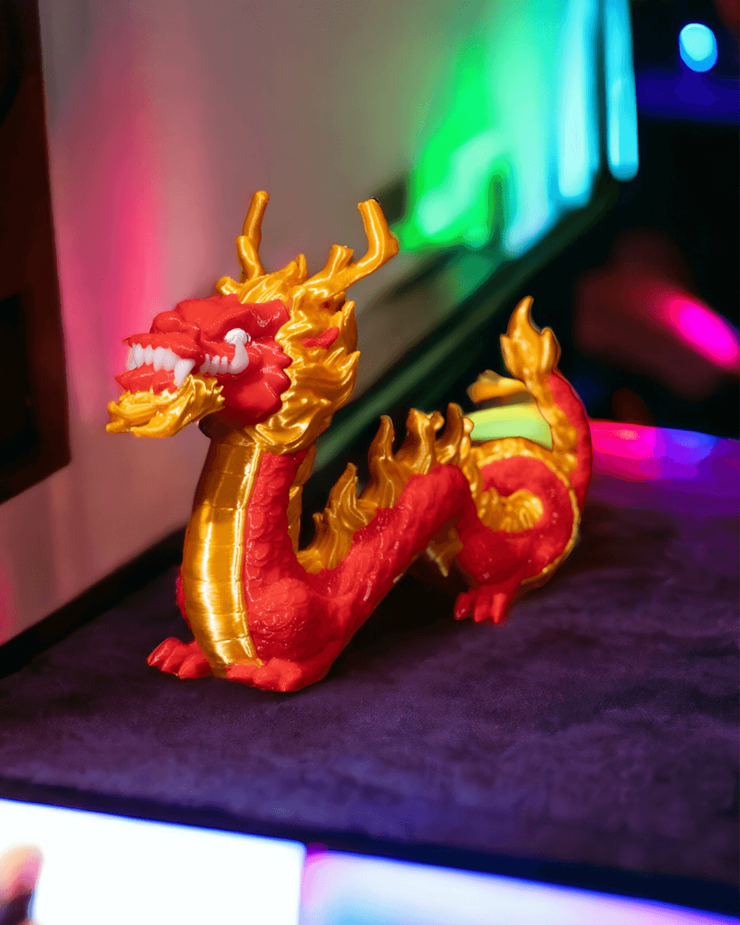 Loong Cable Organizer - 3D Printed Dragon Collectible - Image 4