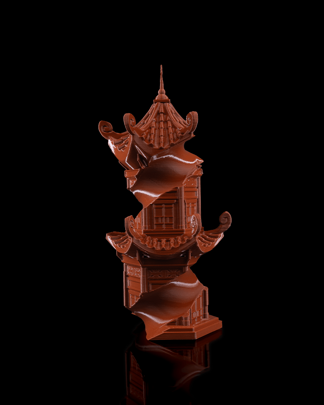 Loong Swirl - 3D Printed Dragon Collectible - Image 5