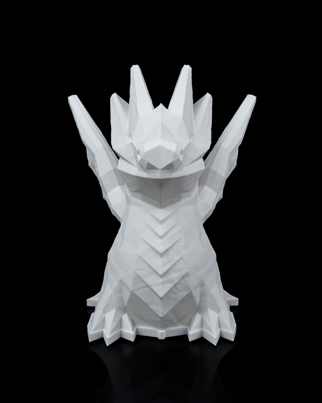 Low Poly Dragon Table Lamp - 3D Printed Dragon Collectible - Image 3
