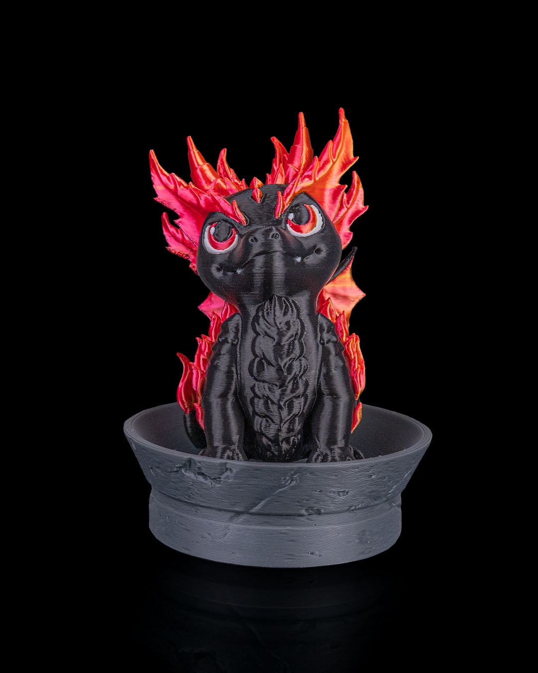 Magma Dragon Egg - 3D Printed Dragon Collectible - Image 2