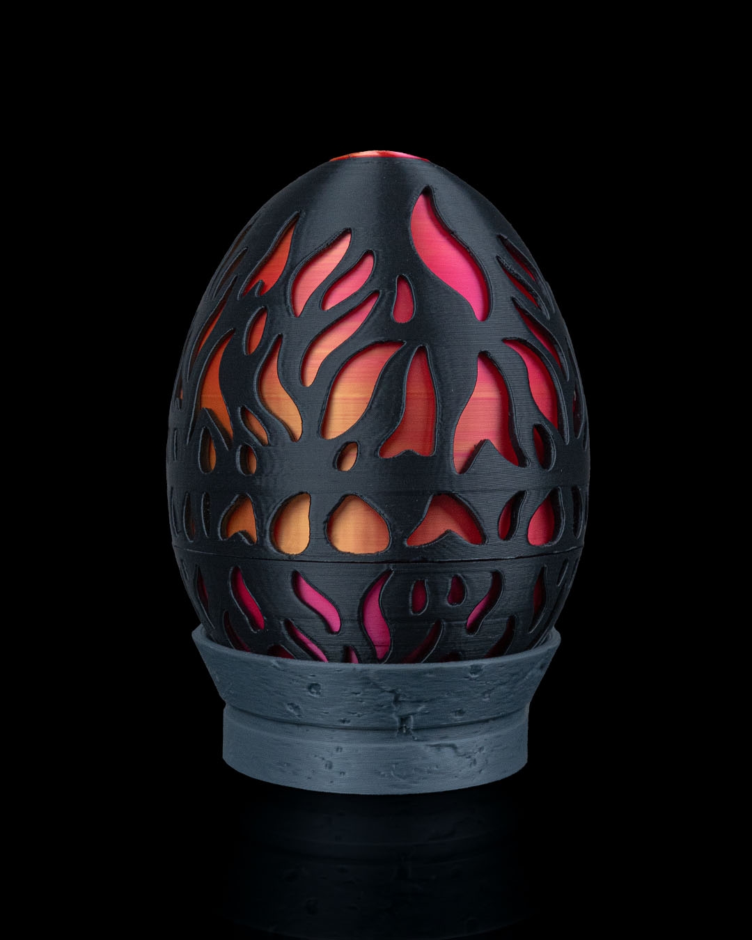 Magma Dragon Egg - 3D Printed Dragon Collectible