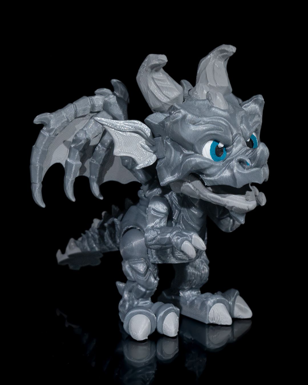 Mountain Keeper - 3D Printed Dragon Collectible - Image 3