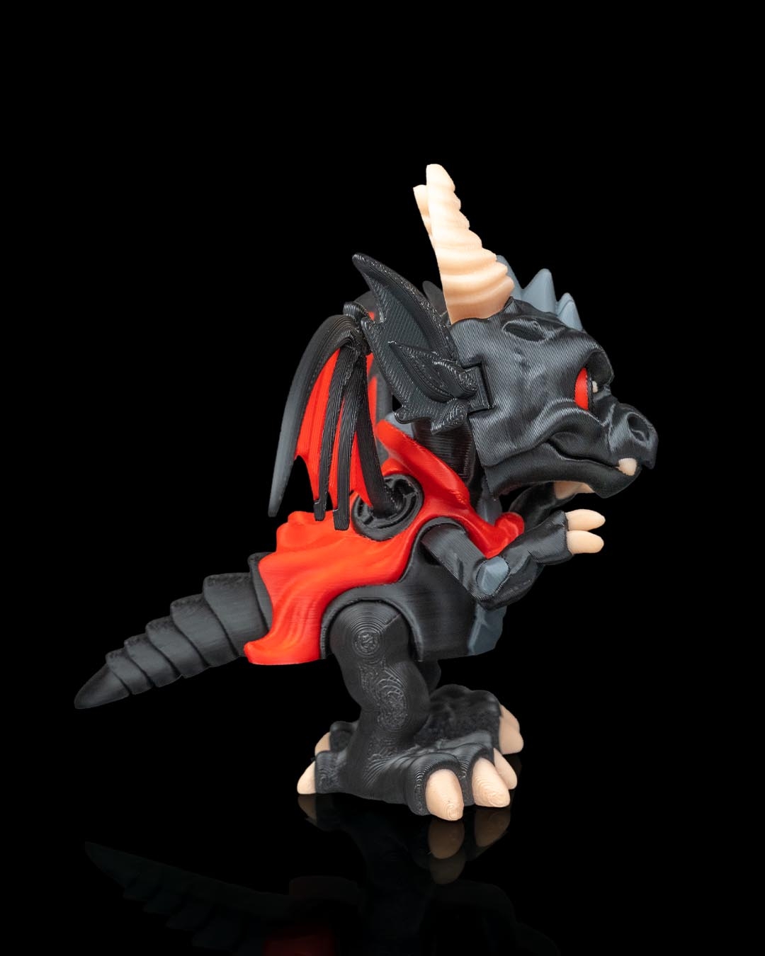 Night Fang - 3D Printed Dragon Collectible - Image 3
