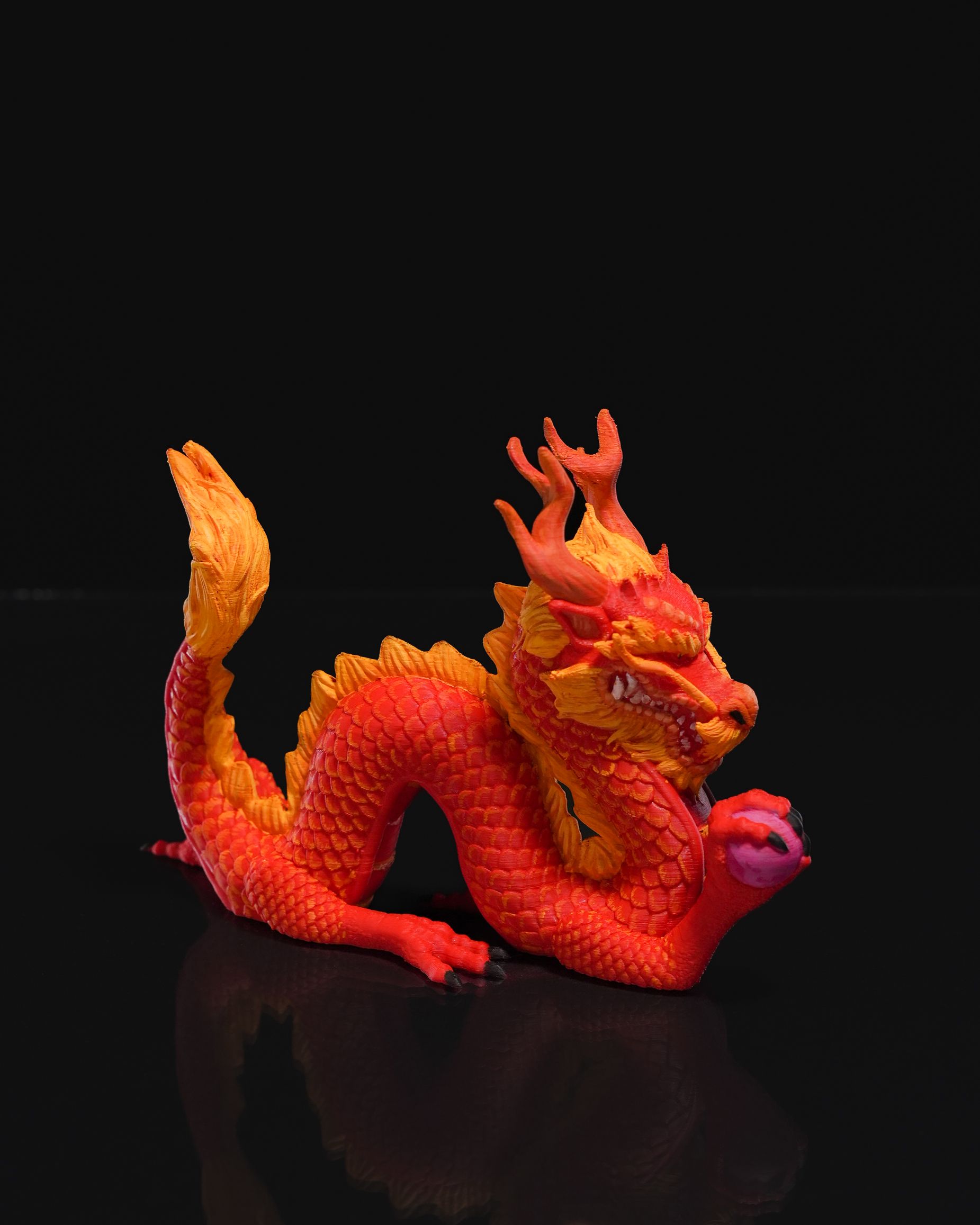 Not So Loong Statue - 3D Printed Dragon Collectible - Image 2