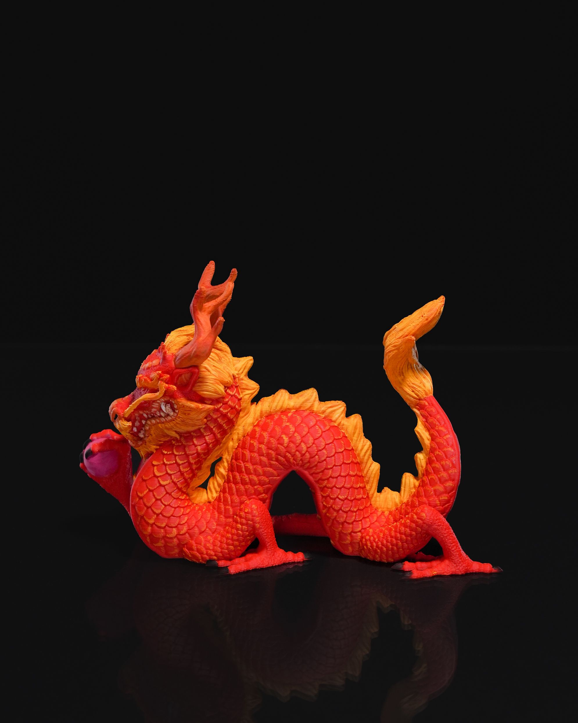 Not So Loong Statue - 3D Printed Dragon Collectible - Image 3