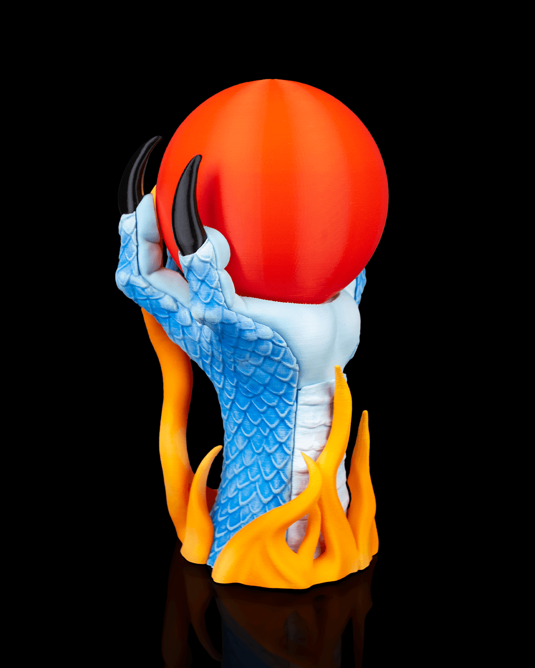 Orb Warden Table Lamp - 3D Printed Dragon Collectible - Image 3