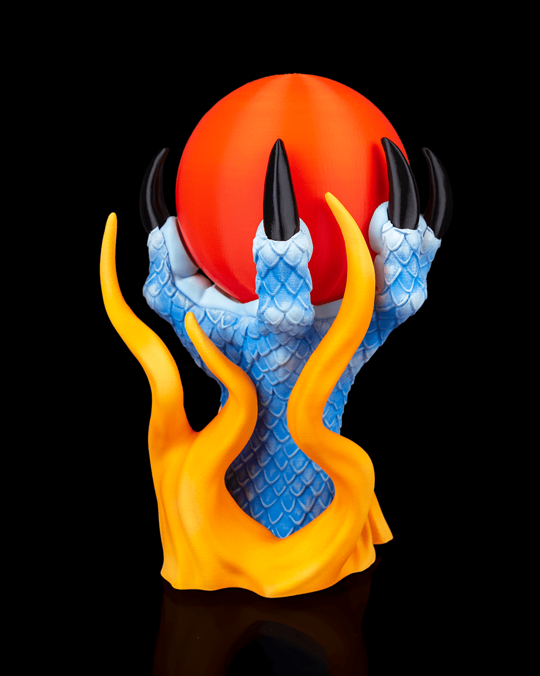 Orb Warden Table Lamp - 3D Printed Dragon Collectible - Image 5